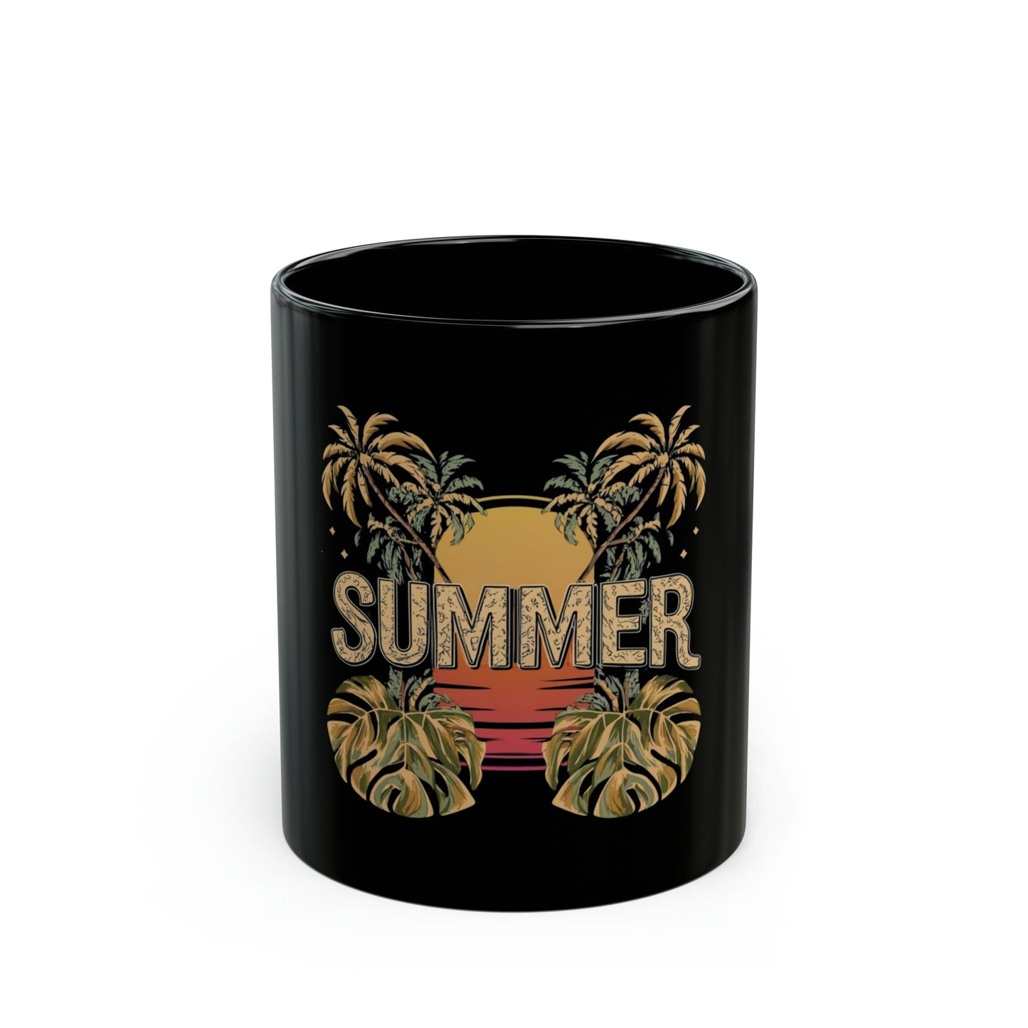 SUMMER 11oz Black Mug