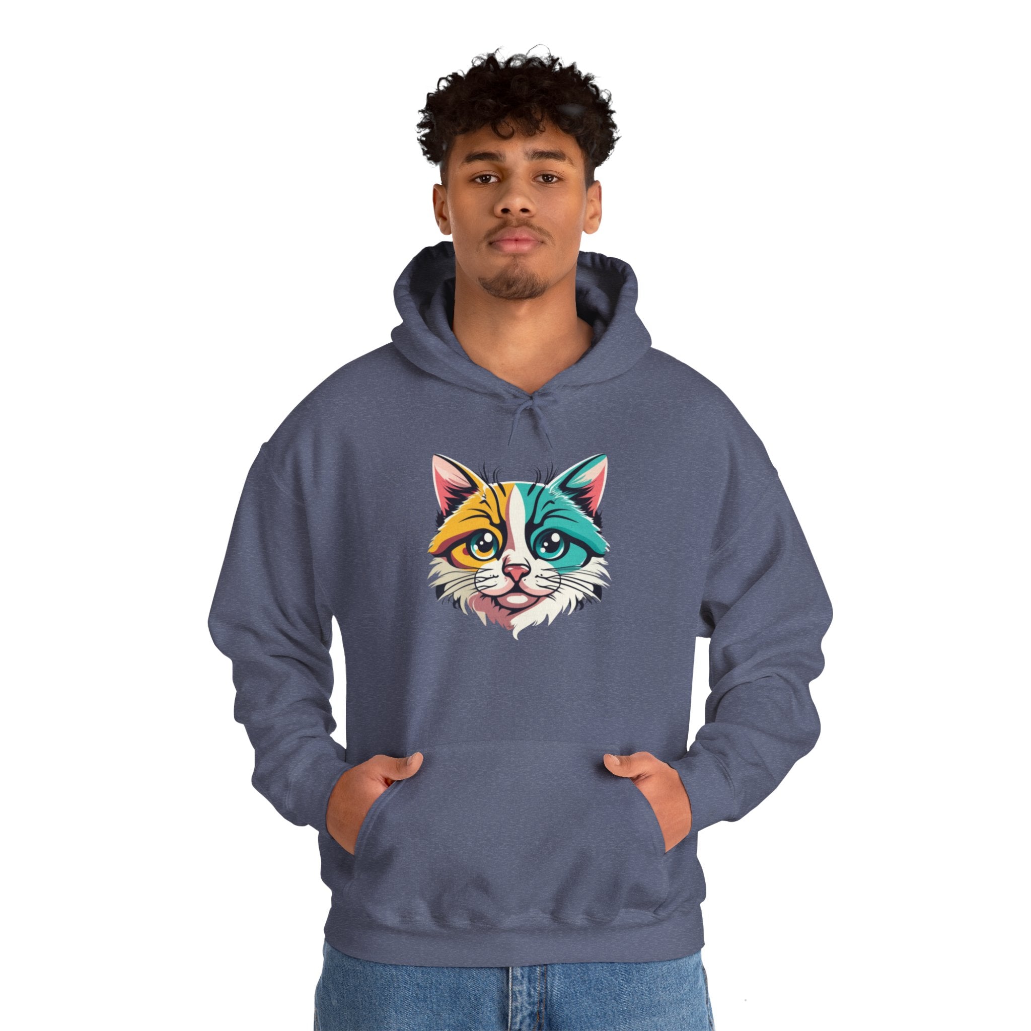 Cat Unisex Heavy Blend™ Hooded Sweatshirt