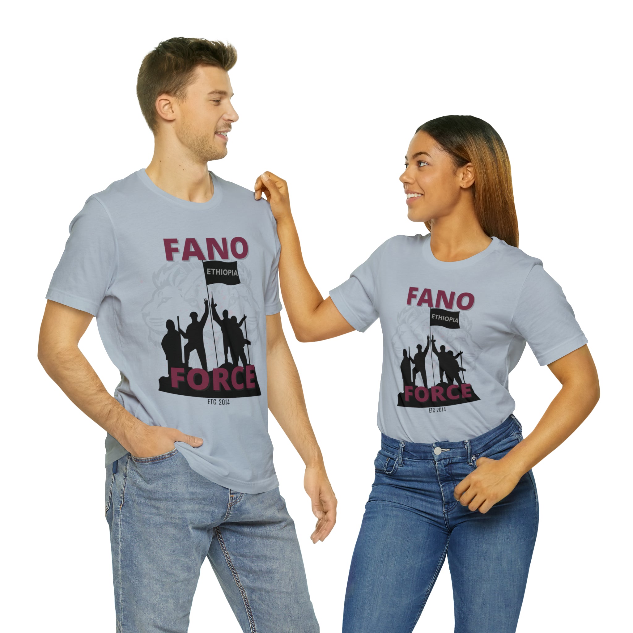 FANO GROUP WITH LION UNISEX JERSEY T-SHIRT