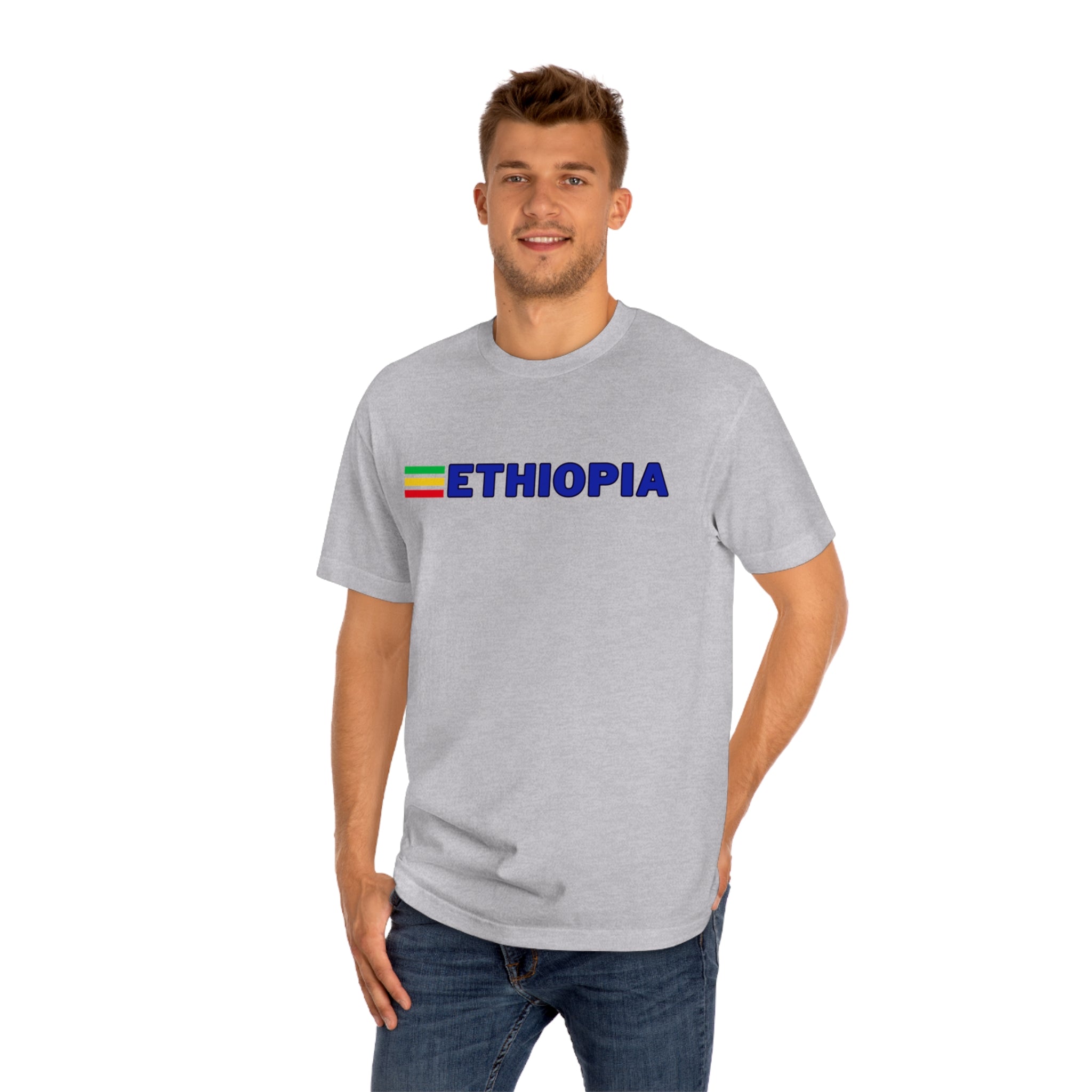 ETHIOPIA FLAG UNISEX CLASSIC TEE