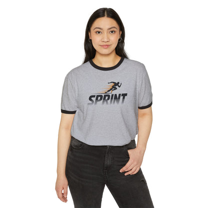Sprint Unisex Cotton Ringer T-Shirt