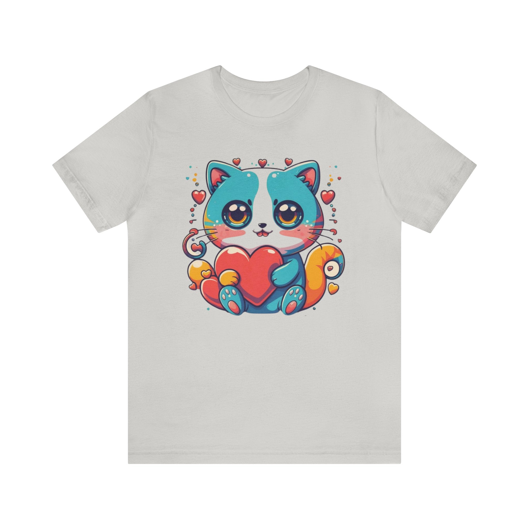 Cute Cat Unisex Jersey Short Sleeve Tee