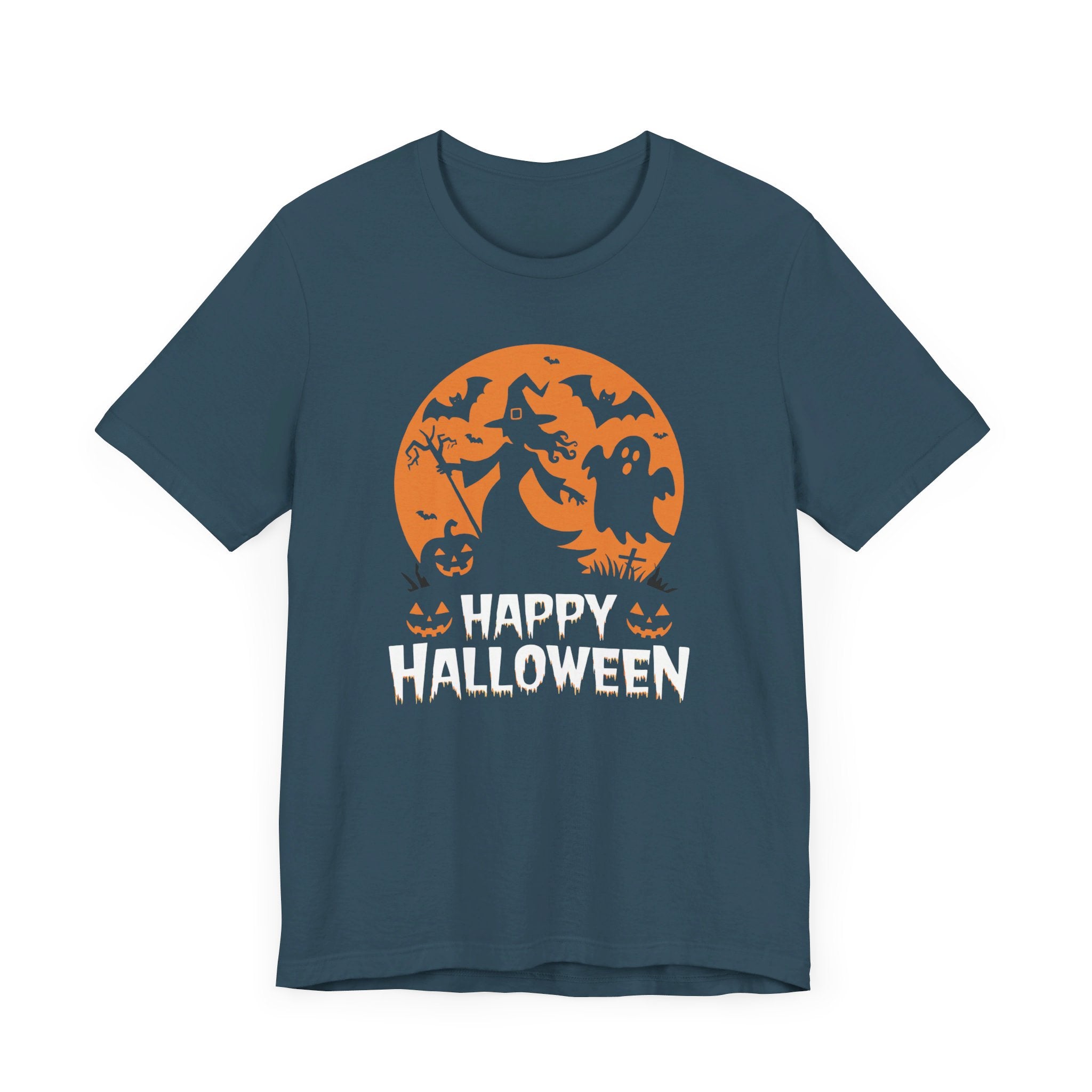 Happy Halloween Unisex Jersey Short Sleeve Tee