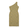 Mercy yellow flower one Shoulder Dress (AOP)