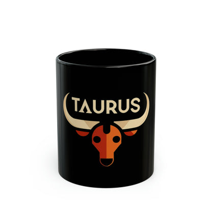 Taurus 11oz Black Mug