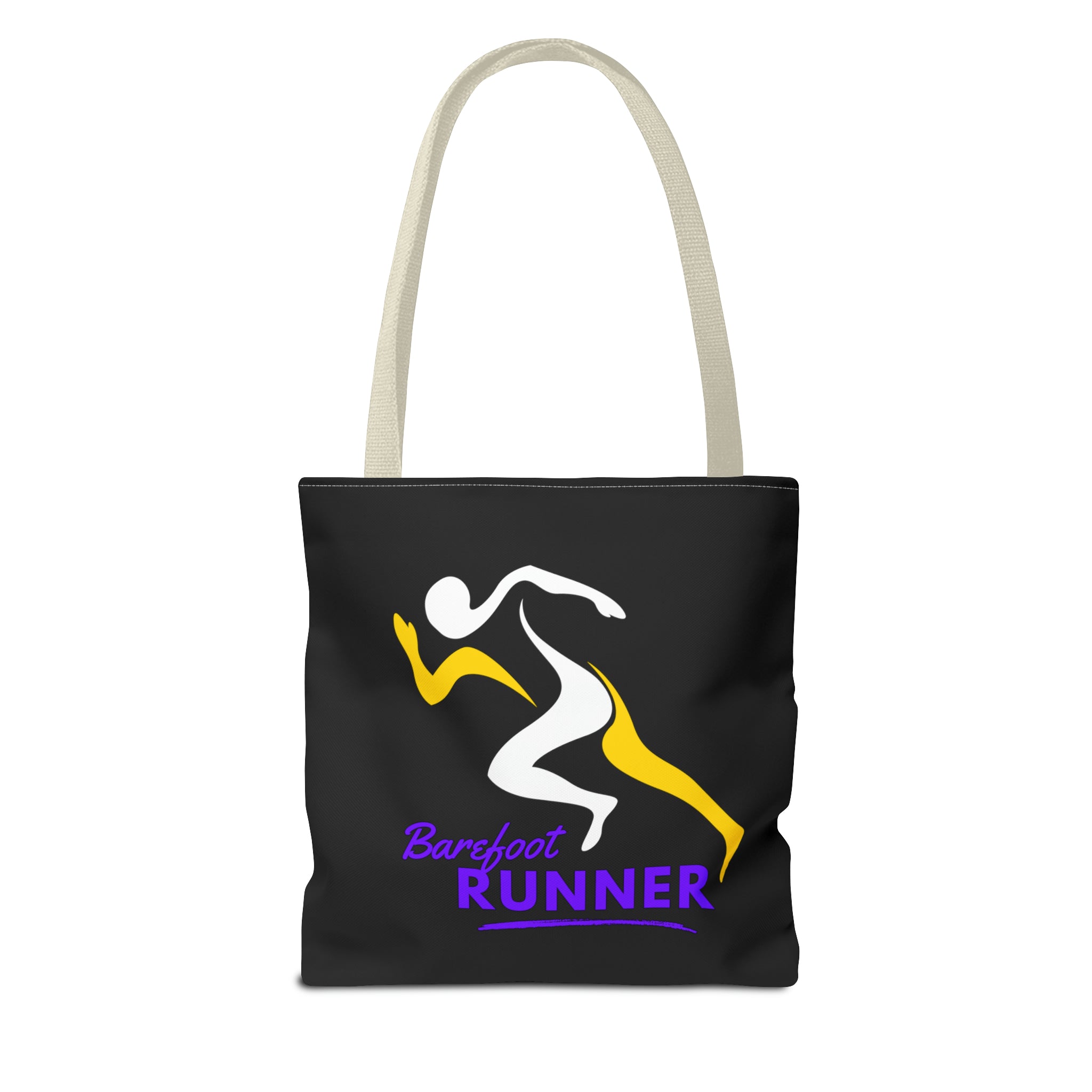 Barefoot Runner Tote Bag (AOP)