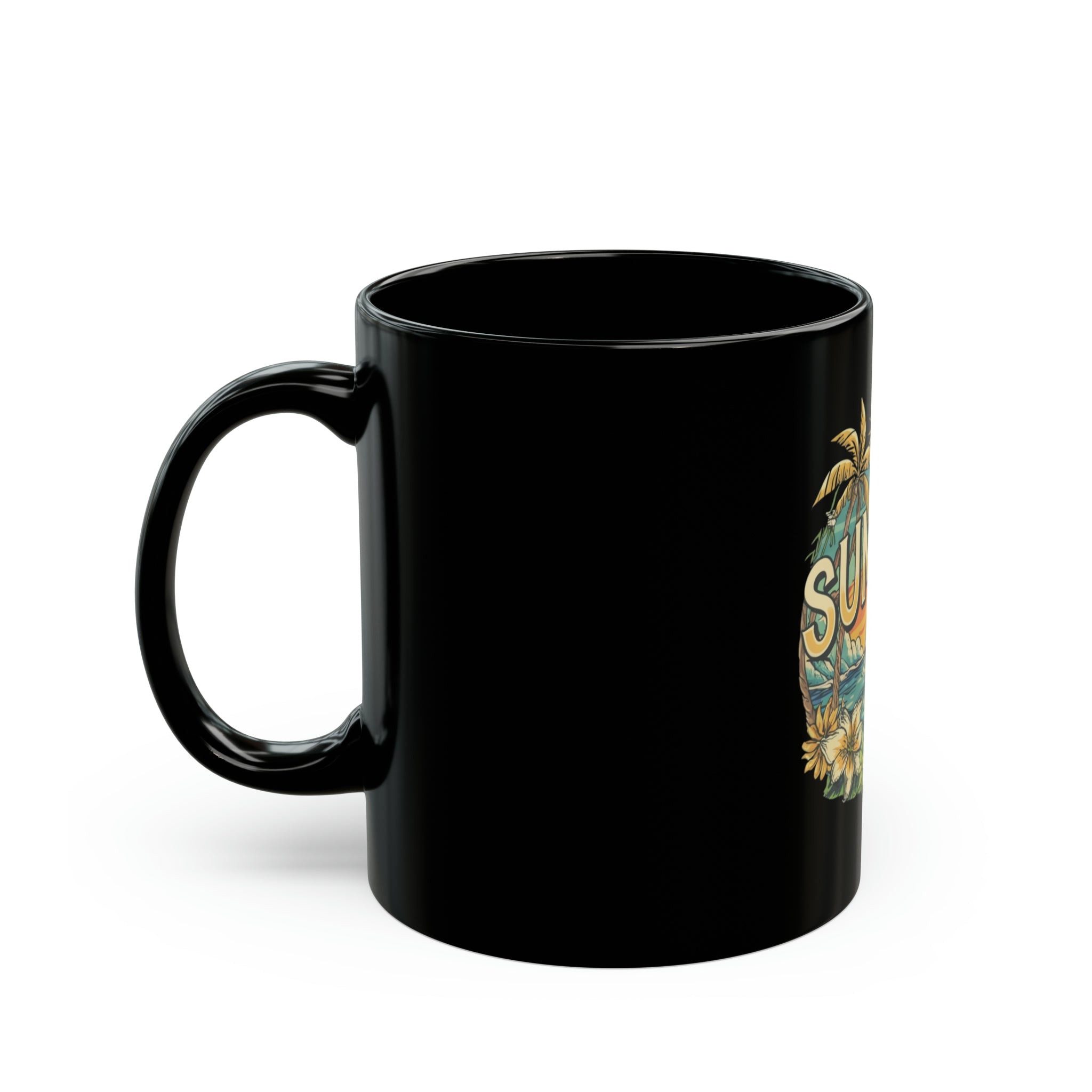 SUMMER 11oz Black Mug