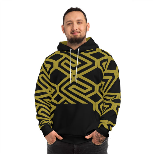 Golden unisex Fashion Hoodie (AOP)