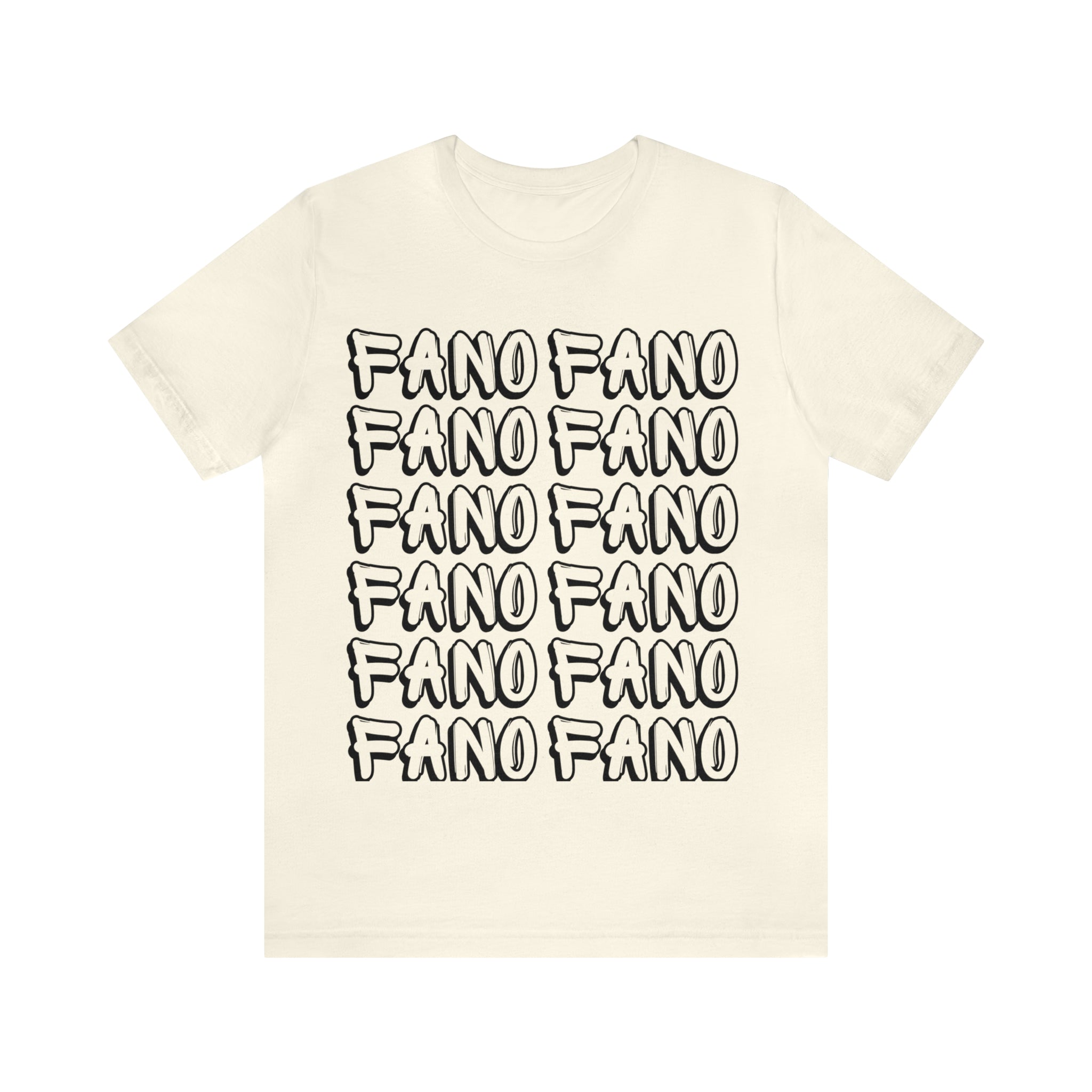 FANO FANO UNISEX JERSEY SHORT SLEEVE TEE