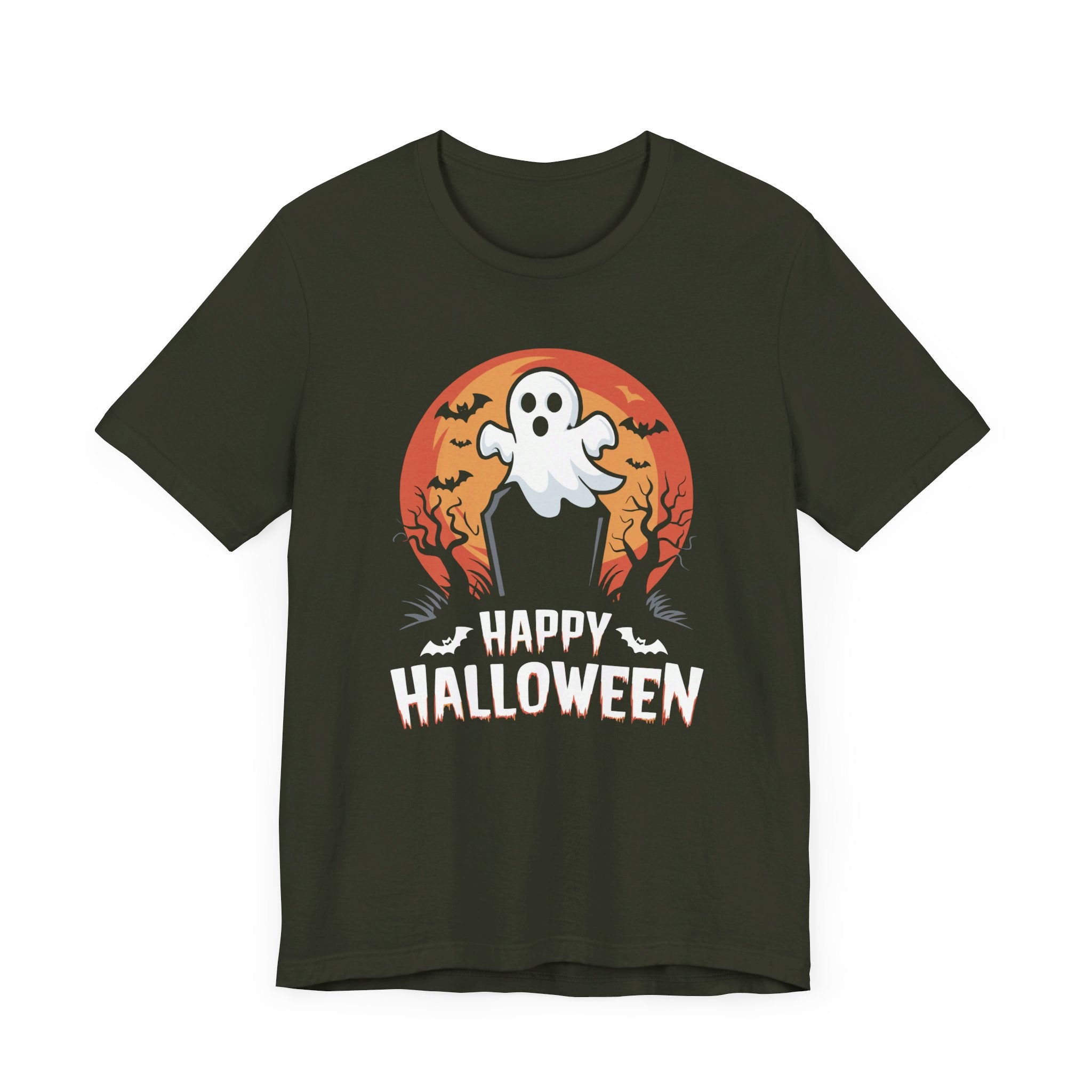 Happy Halloween Unisex Jersey Short Sleeve Tee