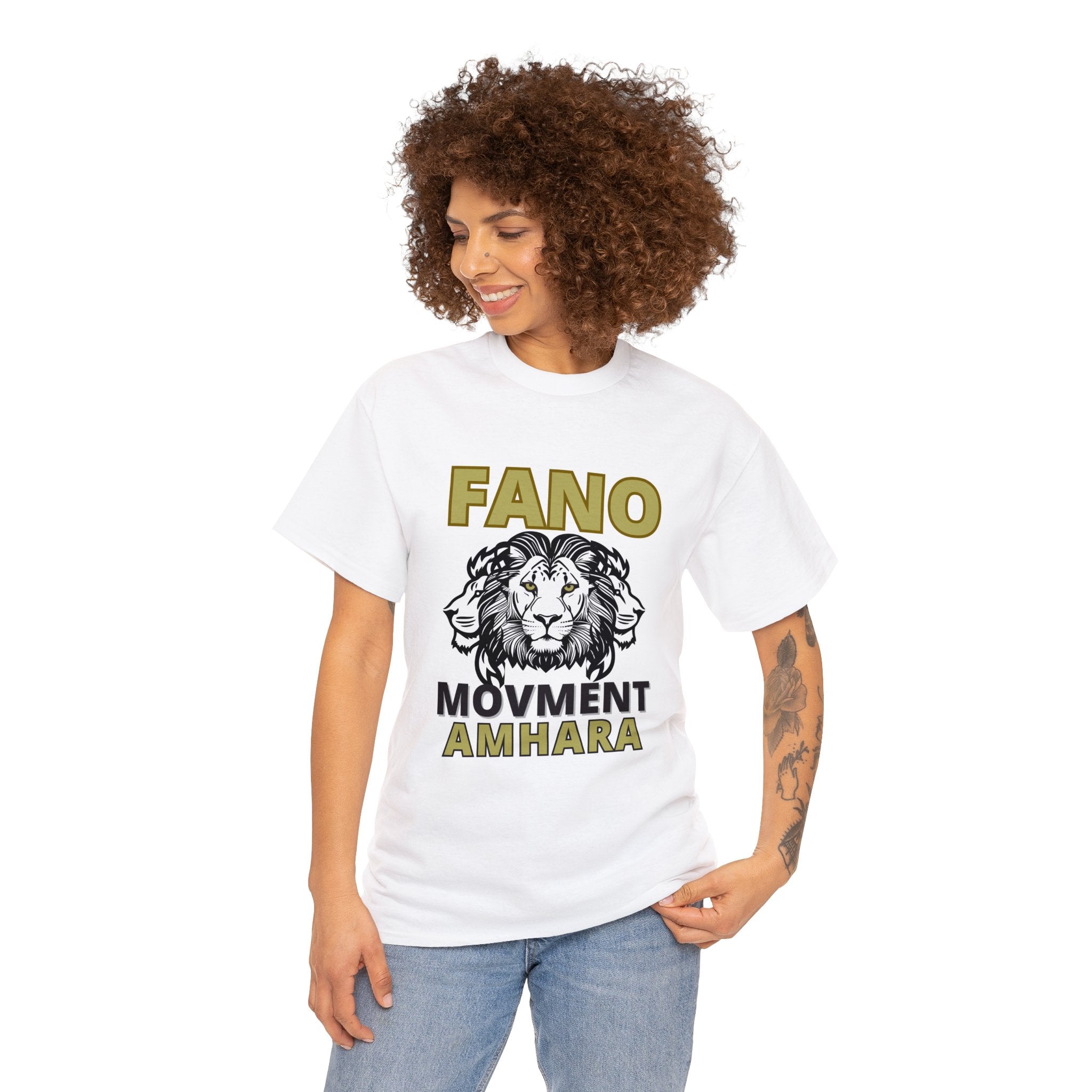 LION UNISEX HEAVY COTTON UNISEX COTTON TEE