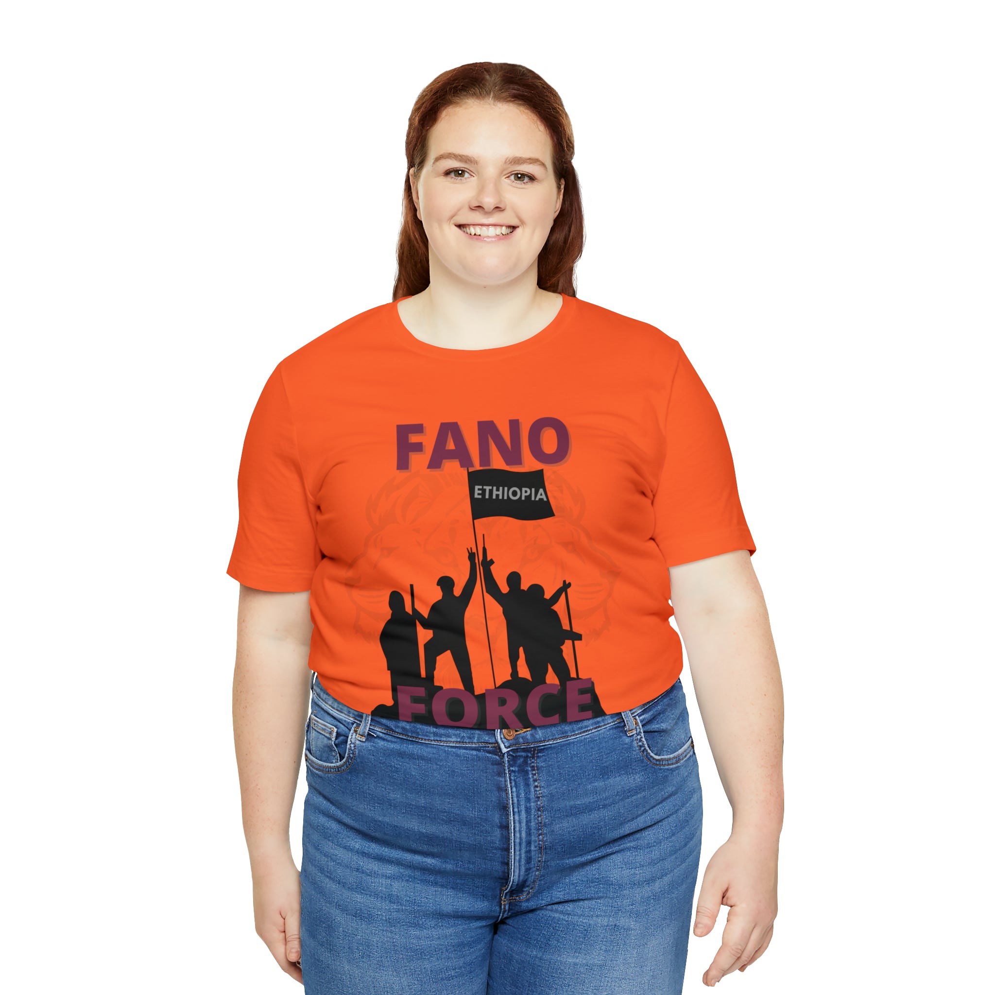 FANO GROUP WITH LION UNISEX JERSEY T-SHIRT