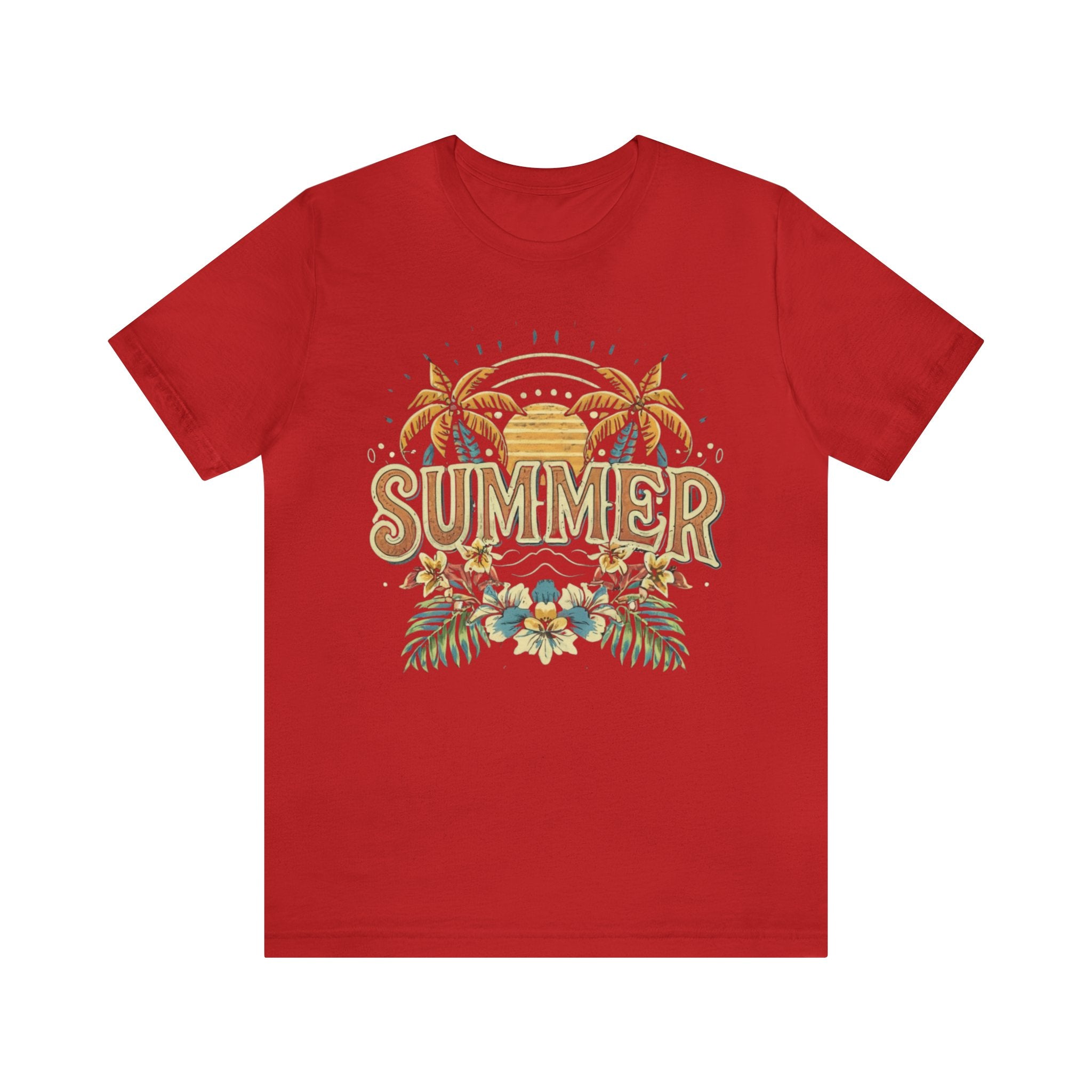 Summer Unisex Jersey Short Sleeve Tee