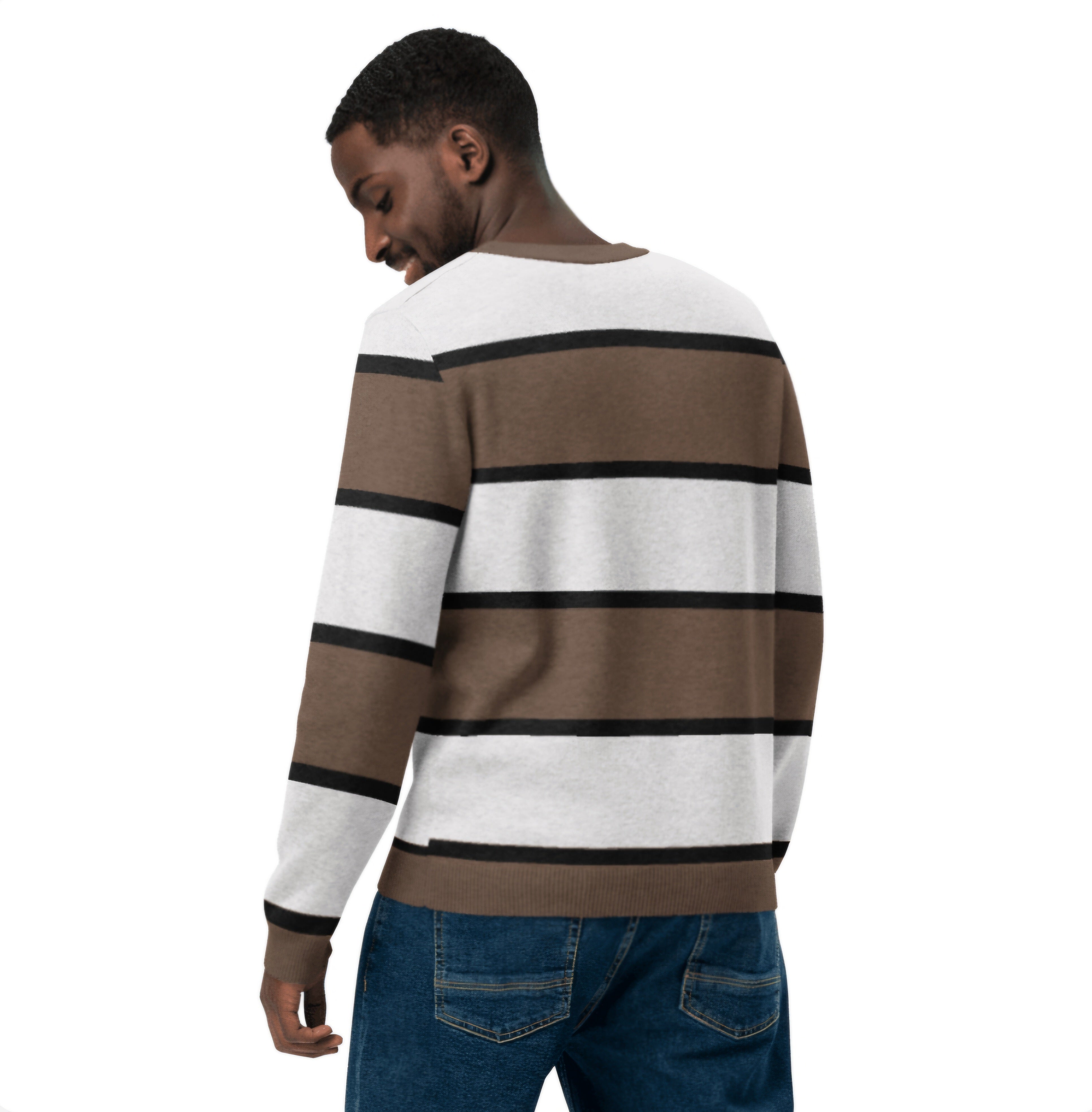 Toffee Knitted crew neck sweater