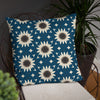 Green Flower Basic Pillow