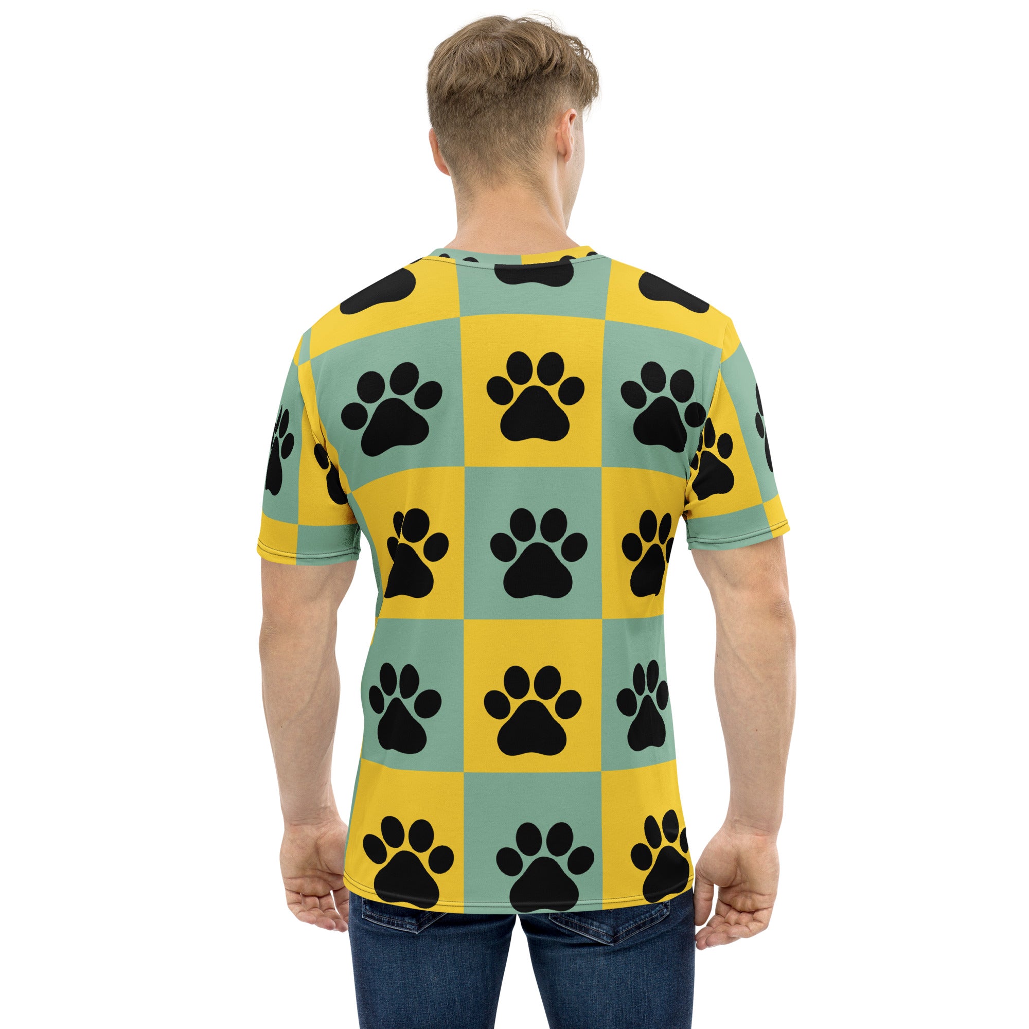 Paw Geometric pattern Men's t-shirt