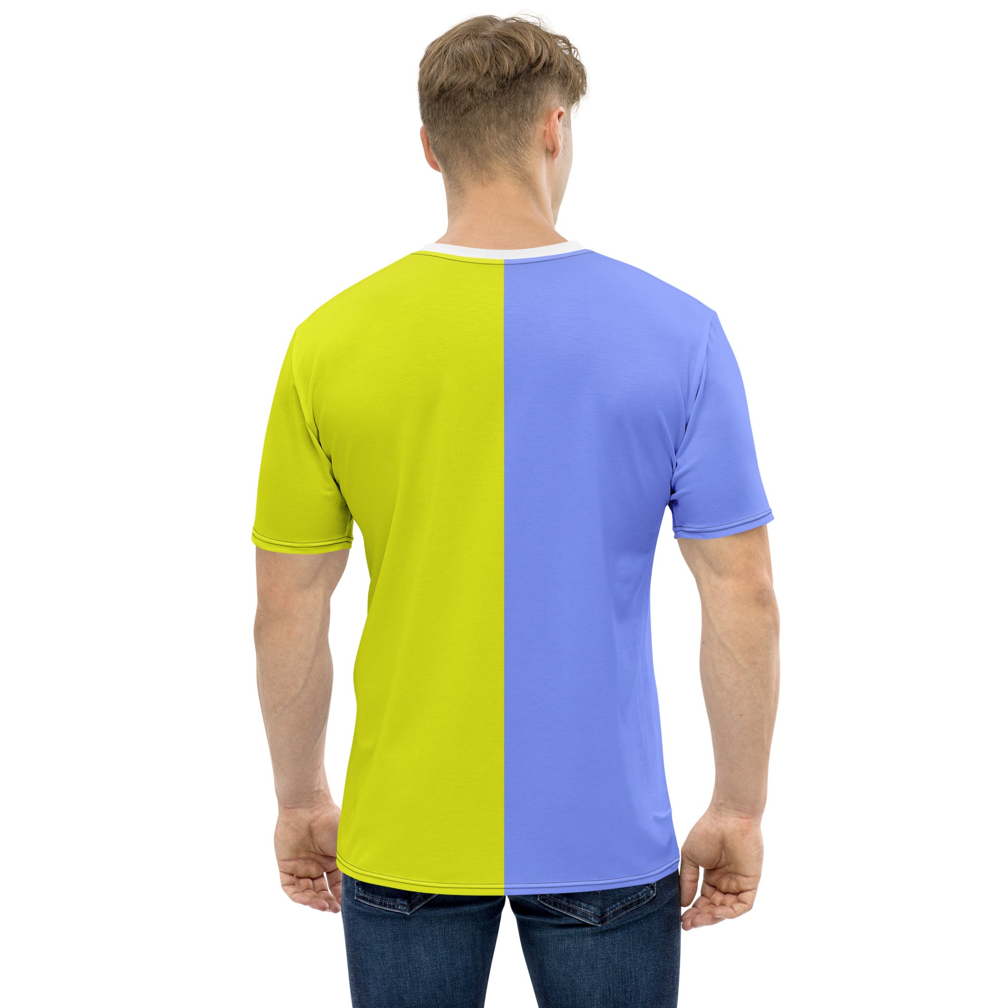 Blue & Yellow Men's t-shirt