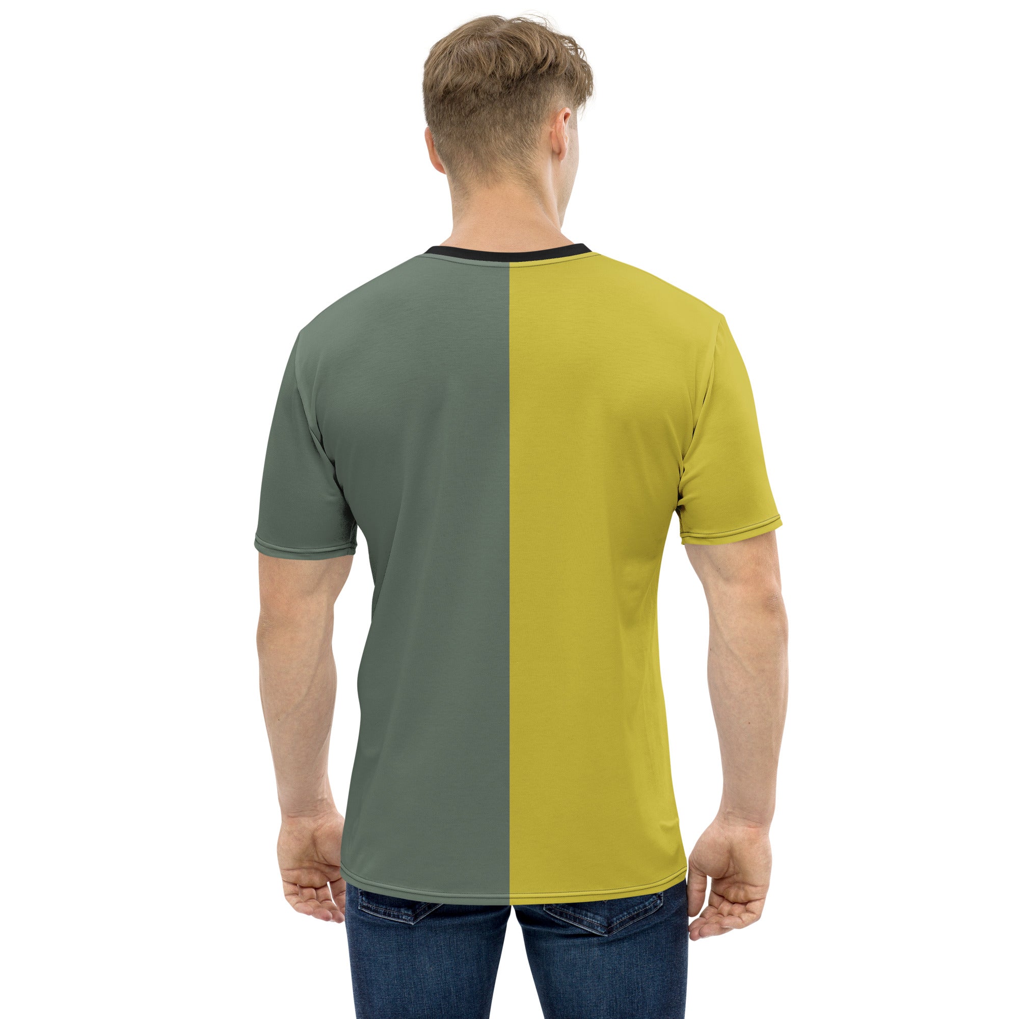 Green and gold Men's t-shirt