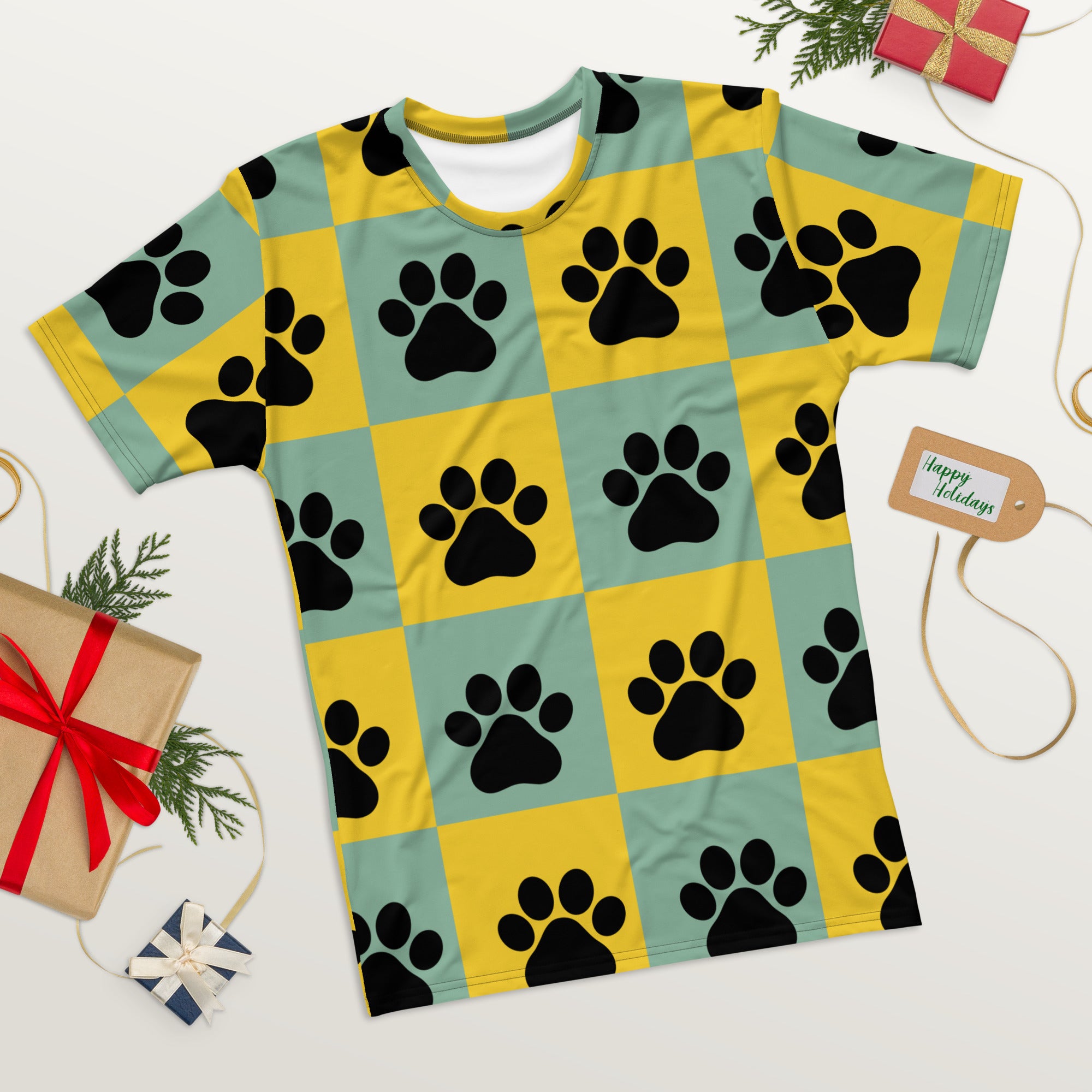 Paw Geometric pattern Men's t-shirt