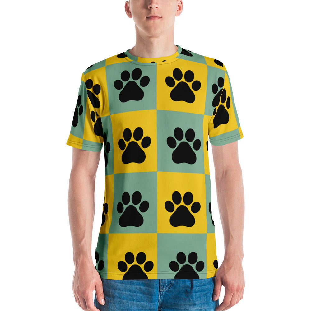 Paw Geometric pattern Men's t-shirt