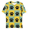 Paw Geometric pattern Men's t-shirt