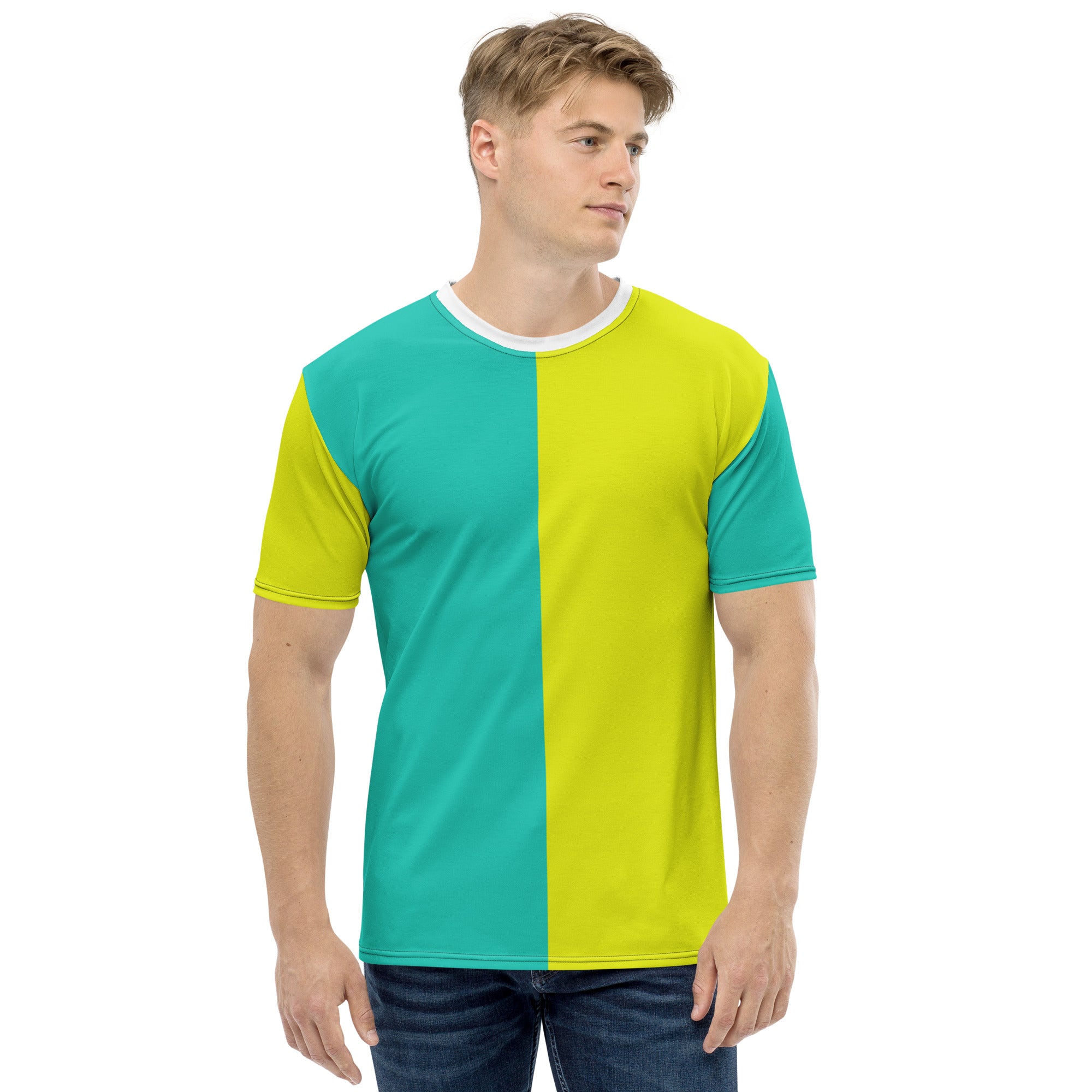 Green & Yellow Men's t-shirt