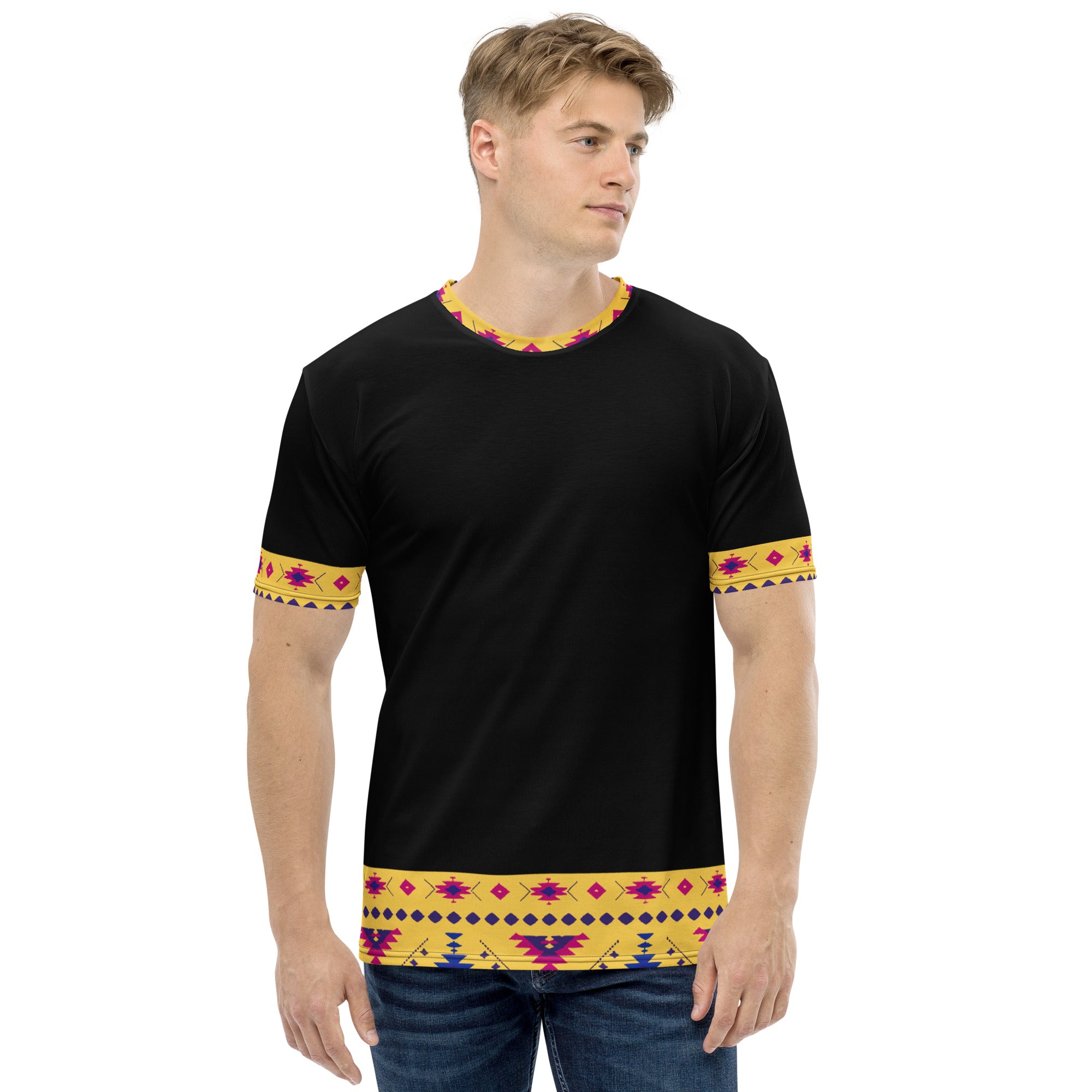 Men's geometric pattern t-shirt