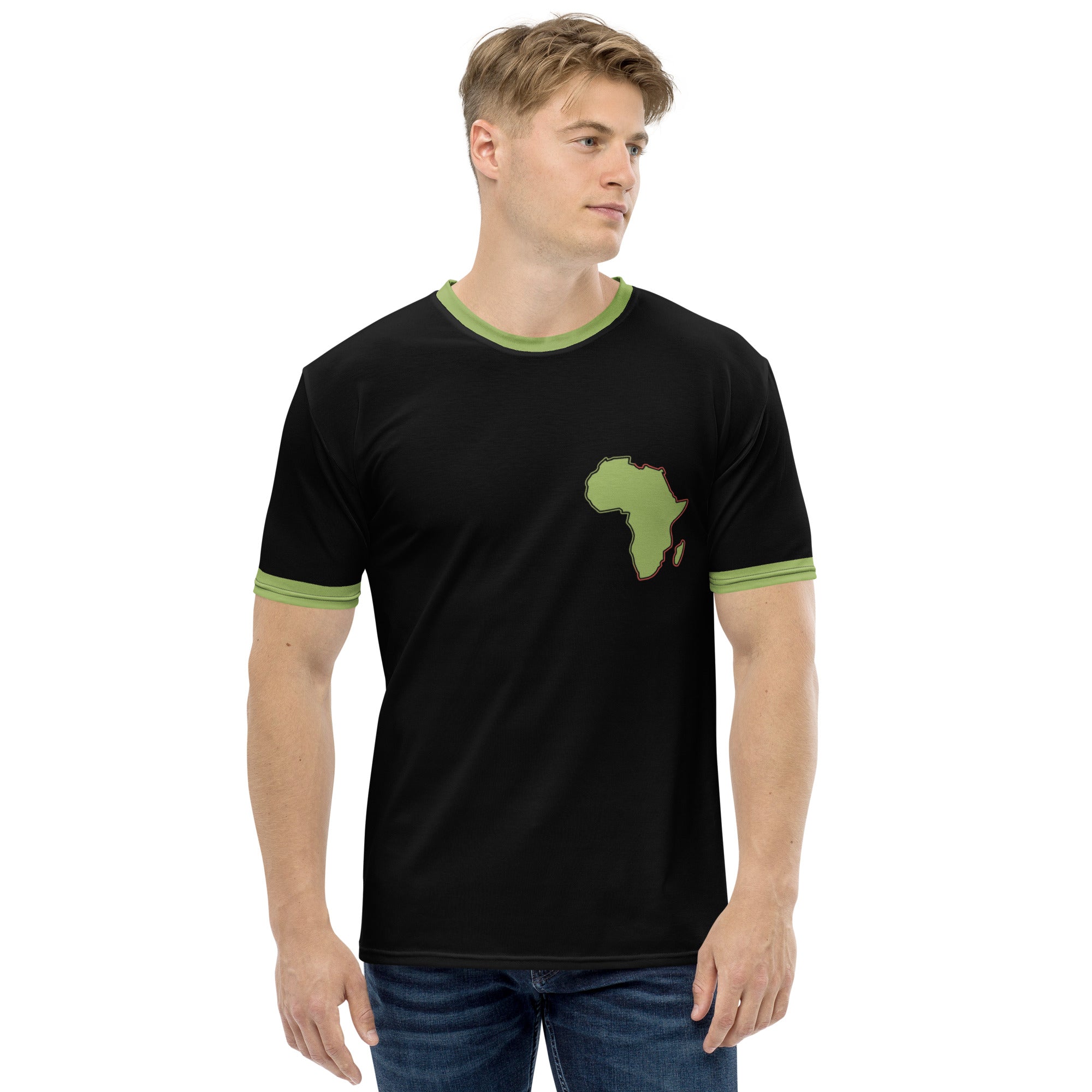 Men's Africa map t-shirt