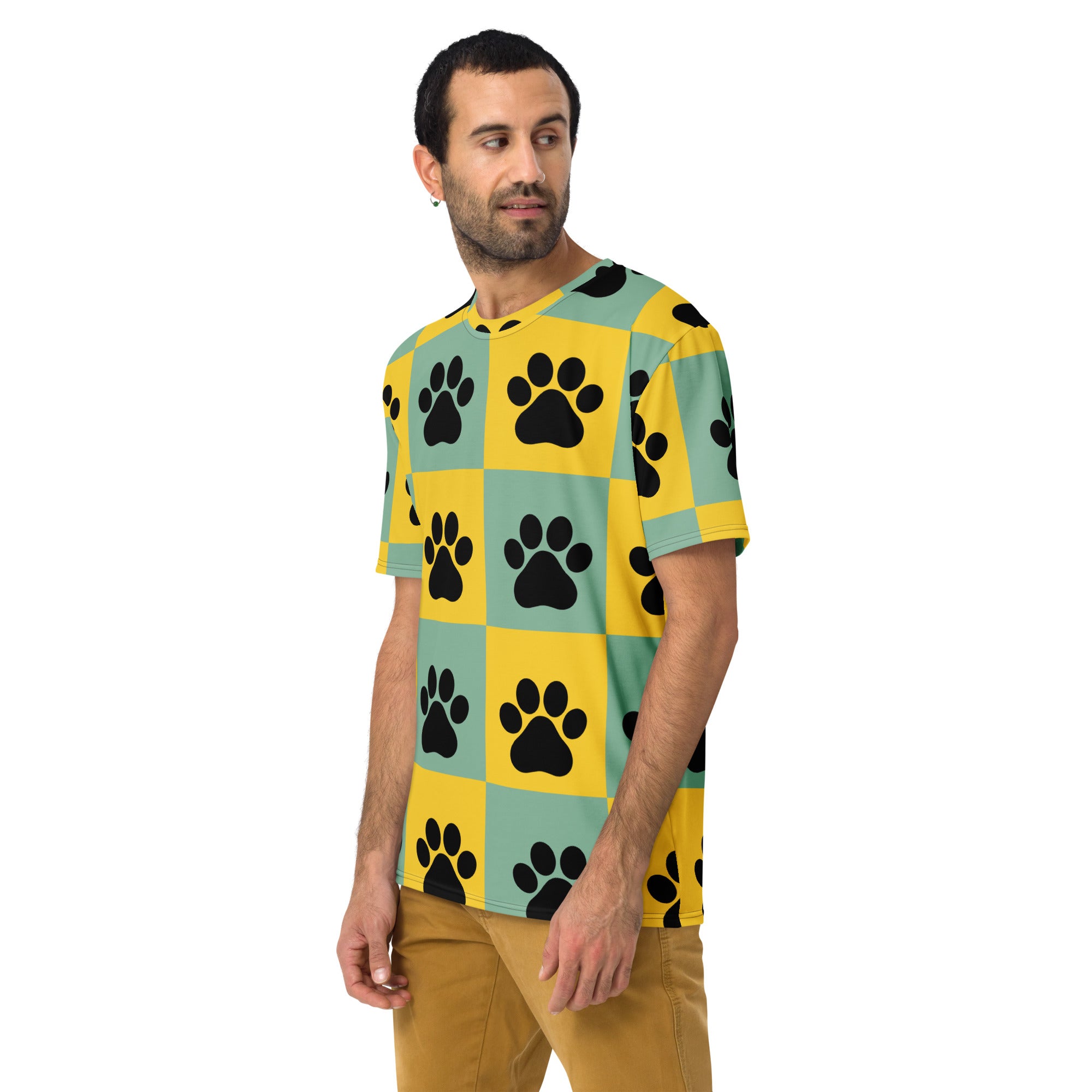 Paw Geometric pattern Men's t-shirt