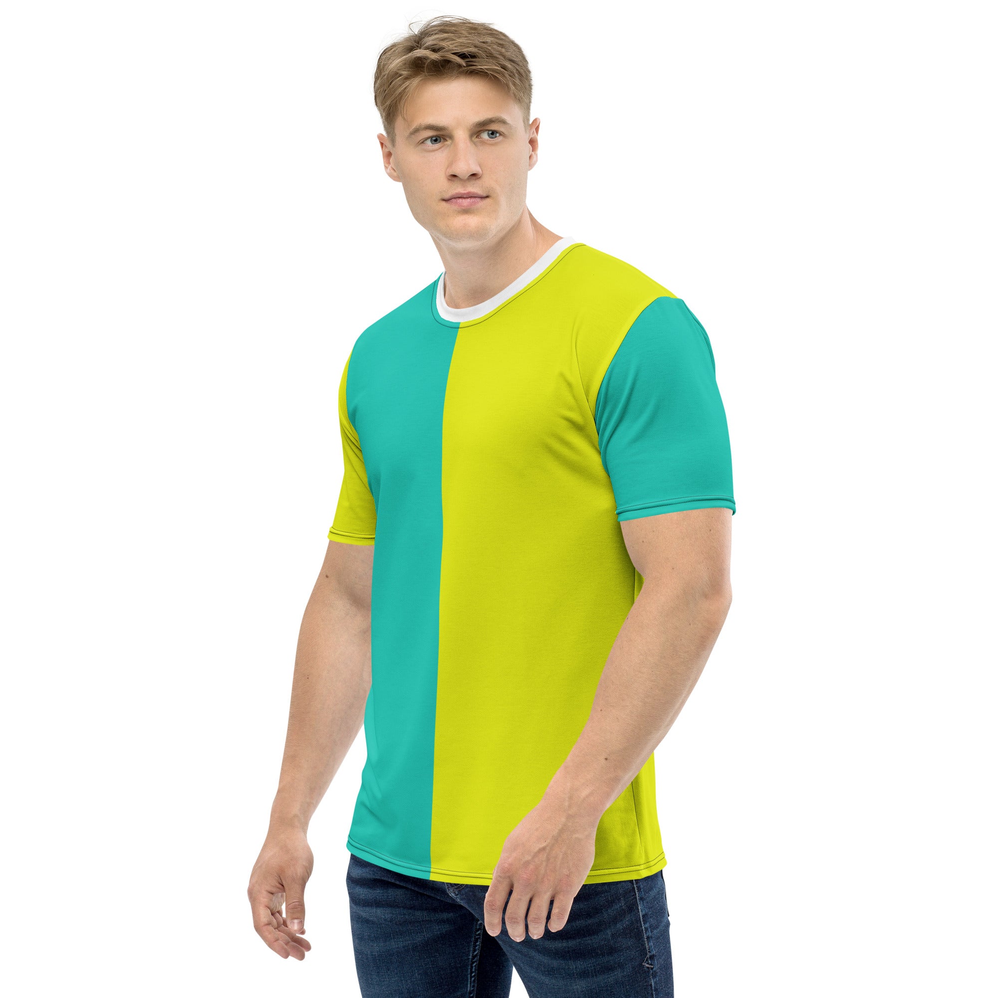 Green & Yellow Men's t-shirt