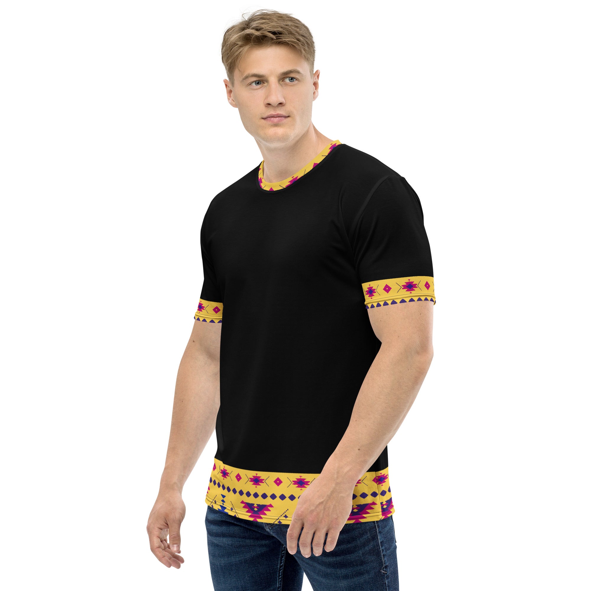 Men's geometric pattern t-shirt