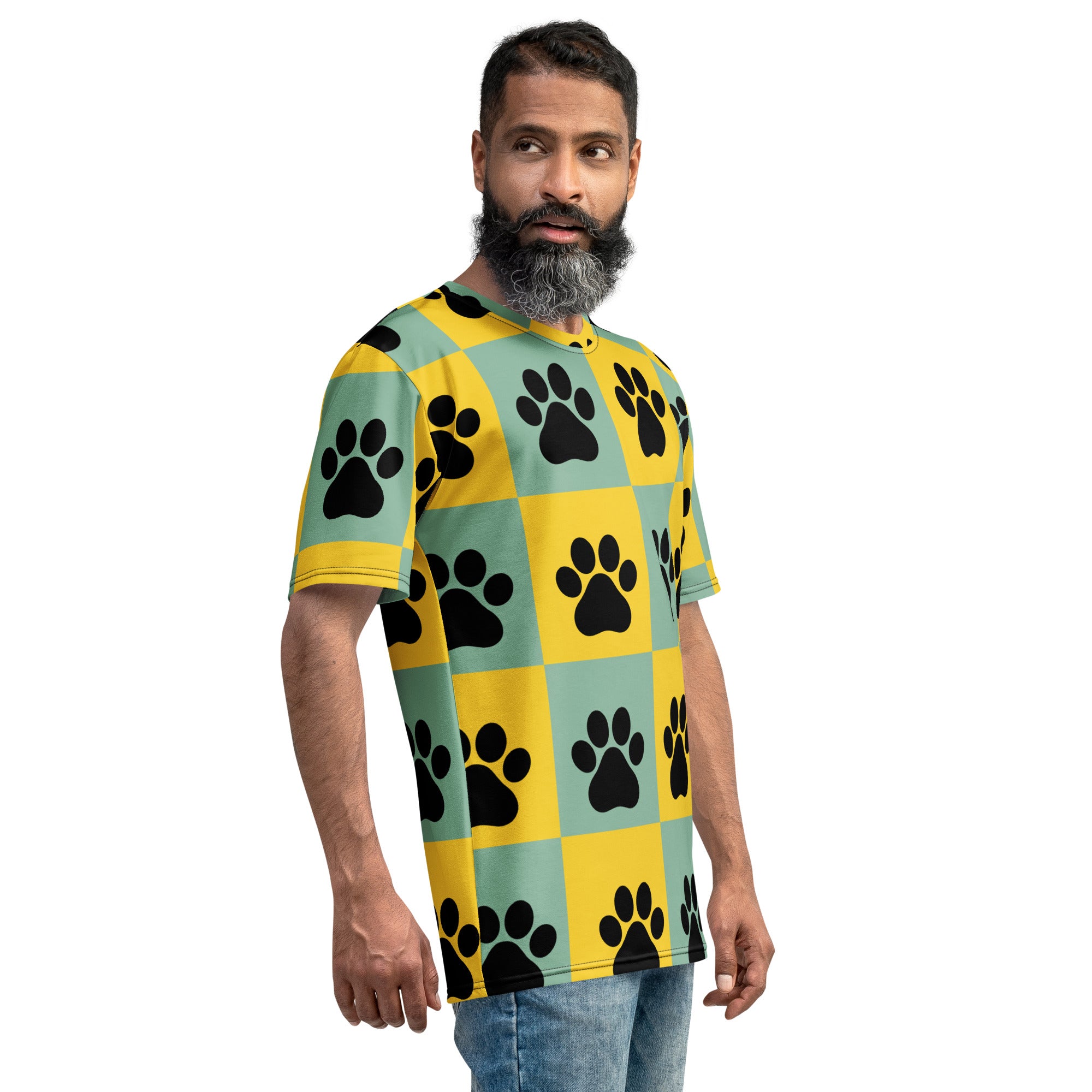 Paw Geometric pattern Men's t-shirt