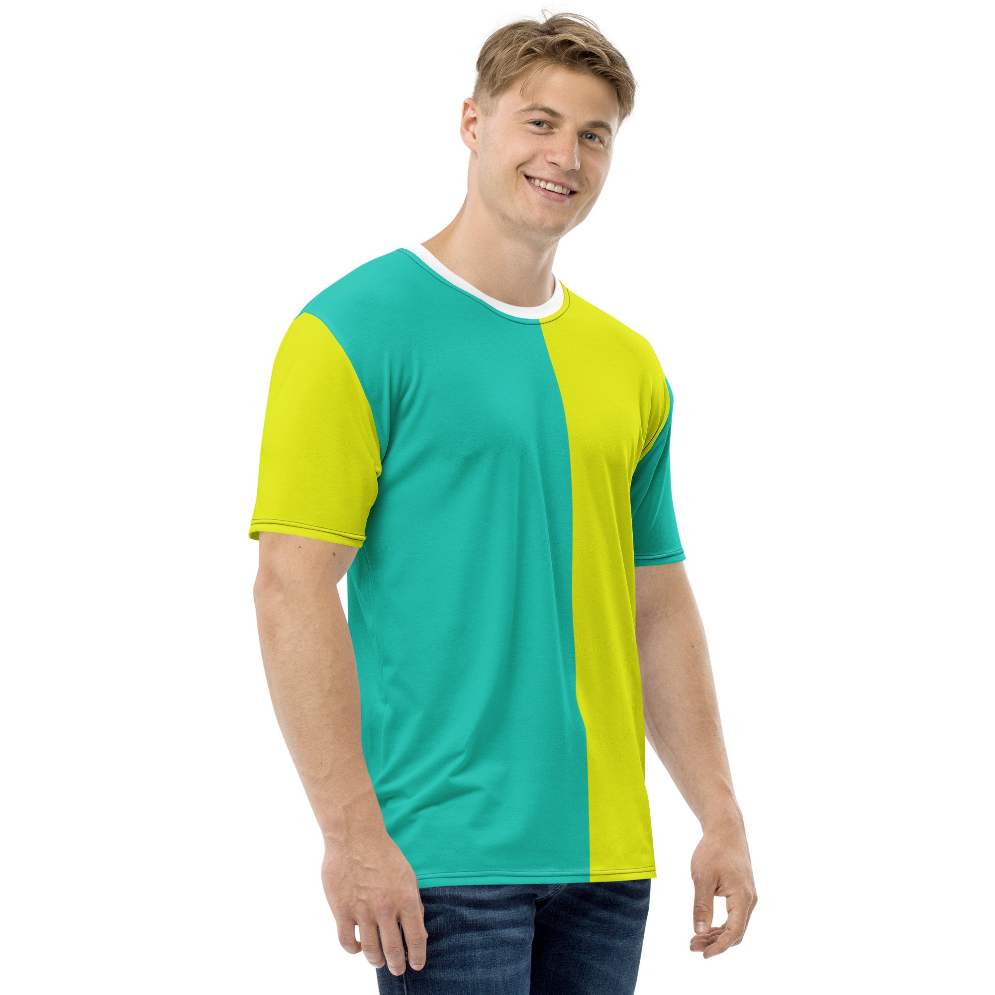 Green & Yellow Men's t-shirt