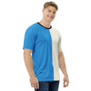 Blue and White Men's t-shirt