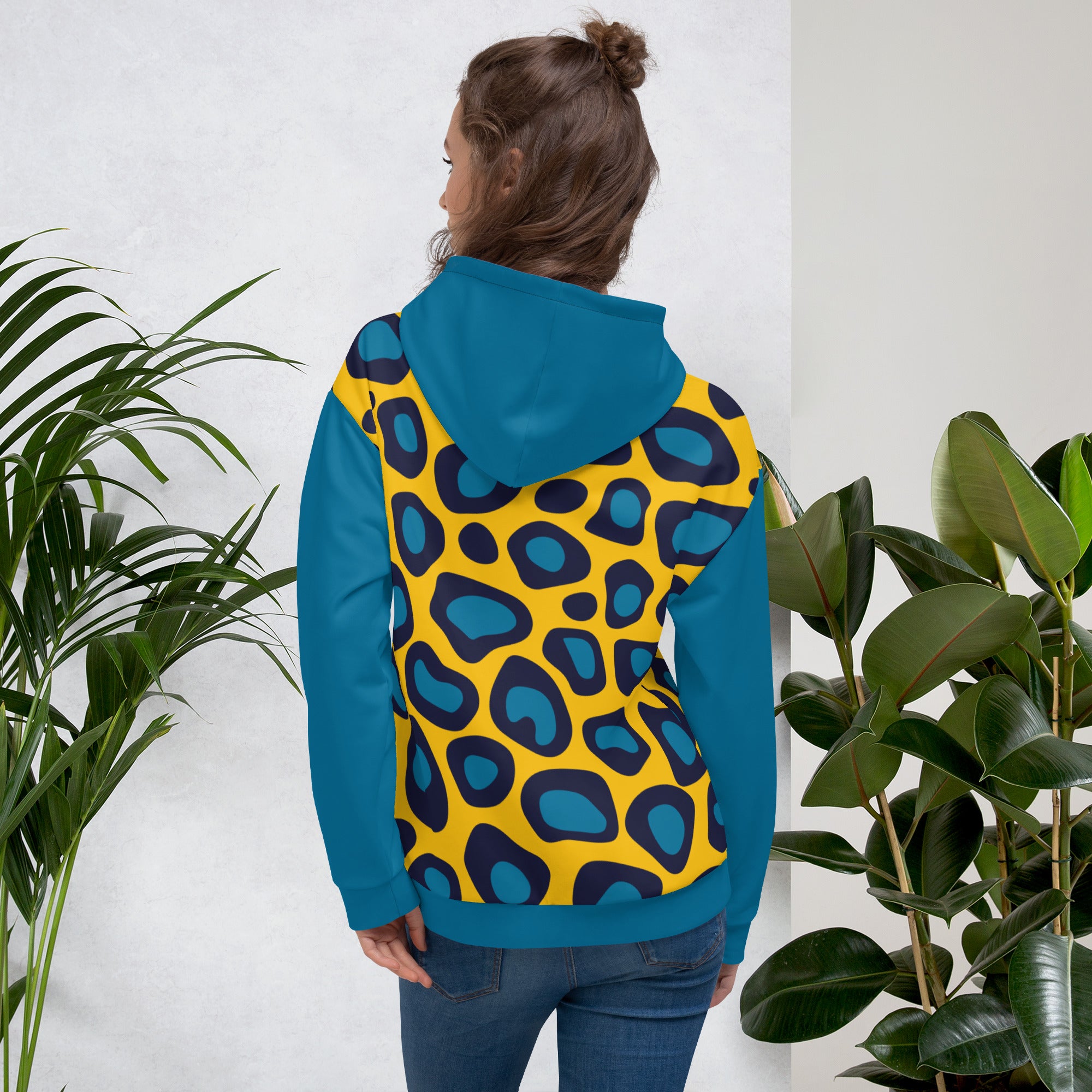 Yellow Leopard Unisex Hoodie