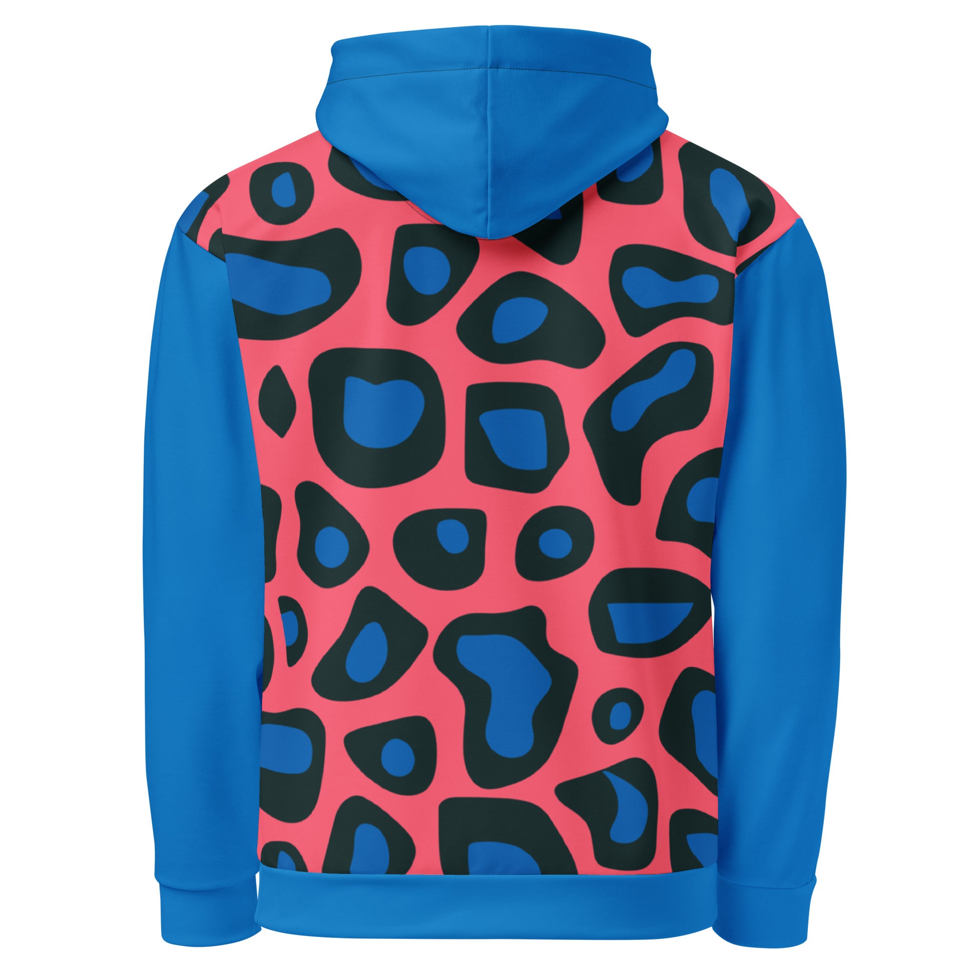 Blue & Black Leopard Unisex Hoodie