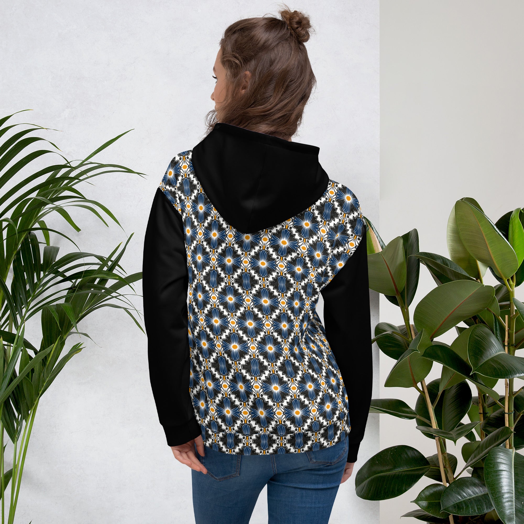 Flower pattern Unisex Hoodie