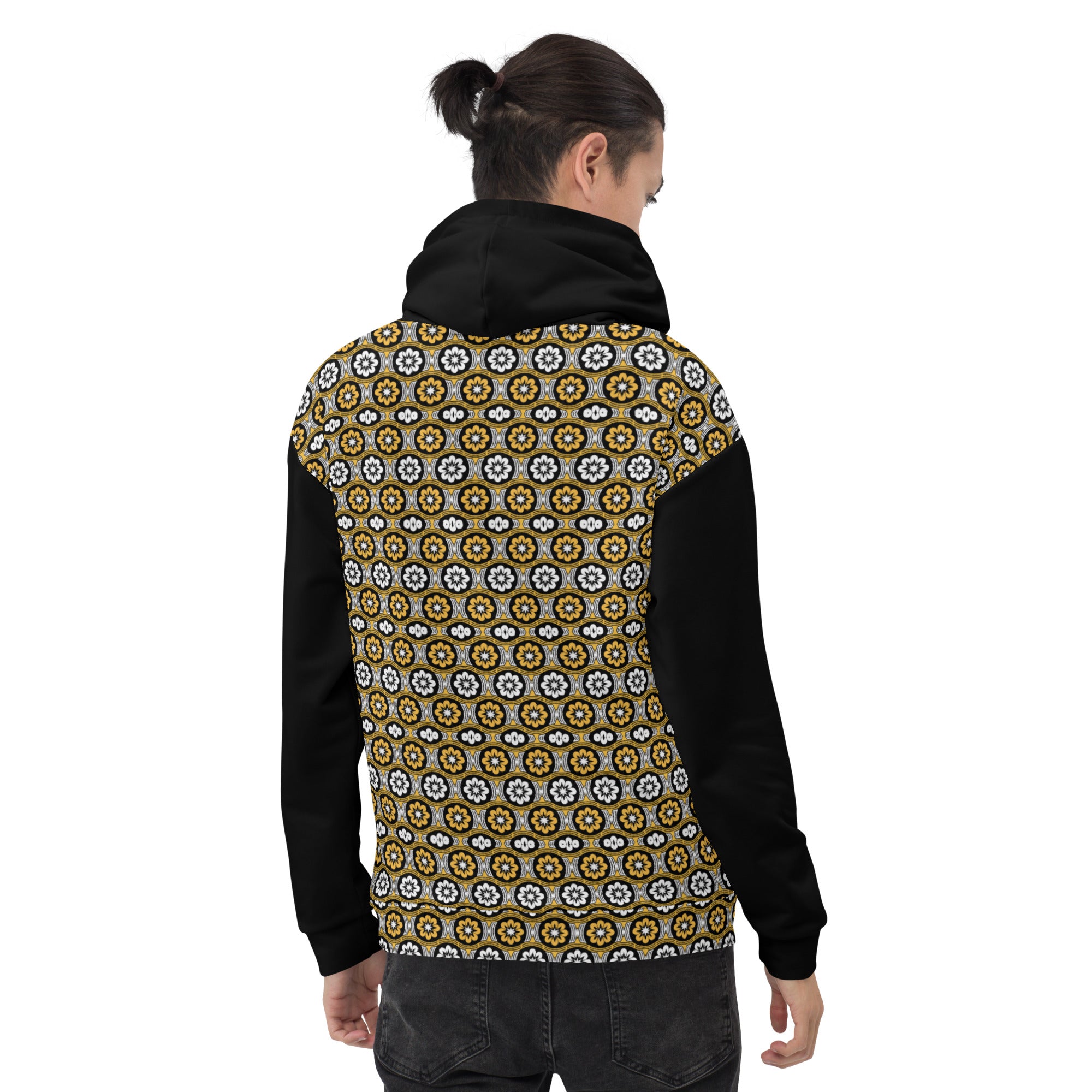 Yellow flower pattern Unisex Hoodie