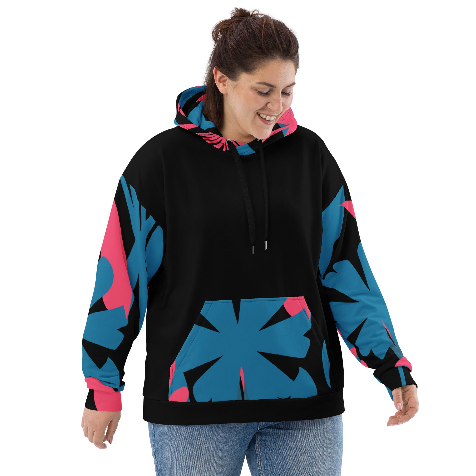 Unisex Hoodie Colorful Flower