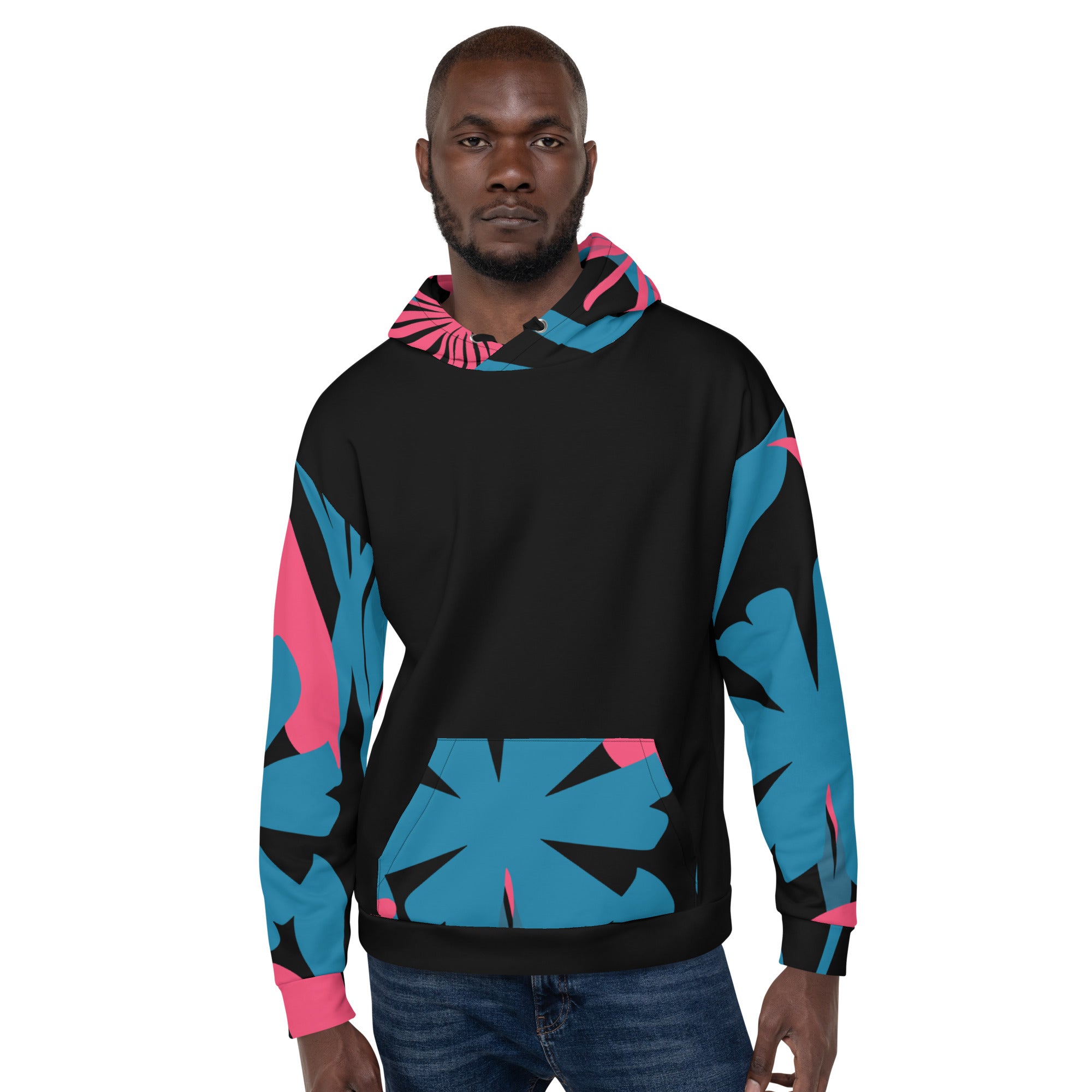 Unisex Hoodie Colorful Flower