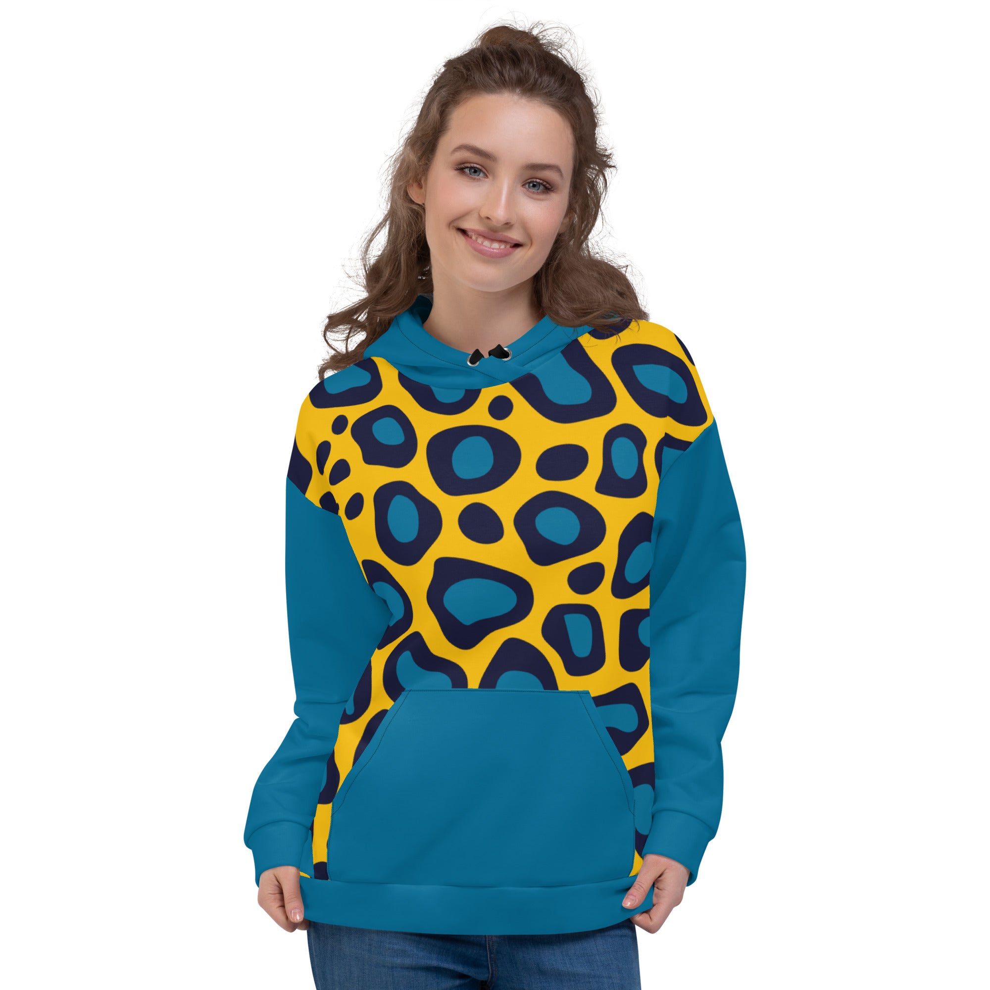 Yellow Leopard Unisex Hoodie