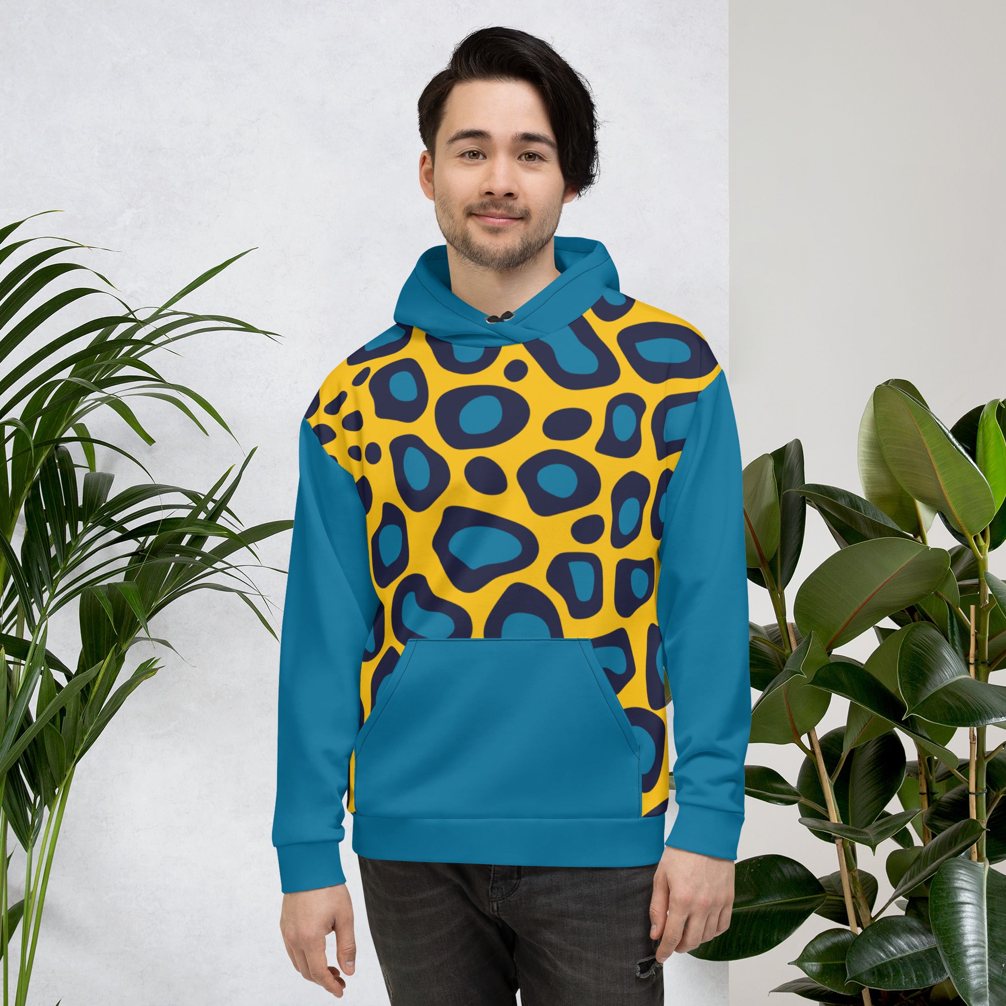 Yellow Leopard Unisex Hoodie