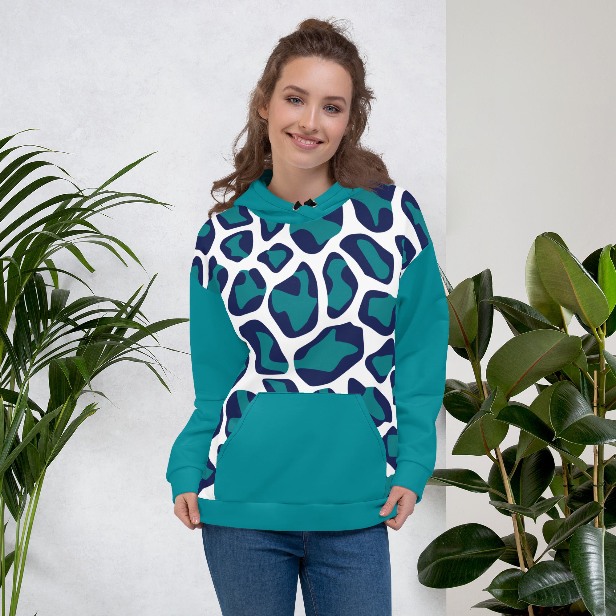 Green Leopard Unisex Hoodie