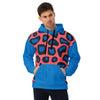 Blue & Black Leopard Unisex Hoodie