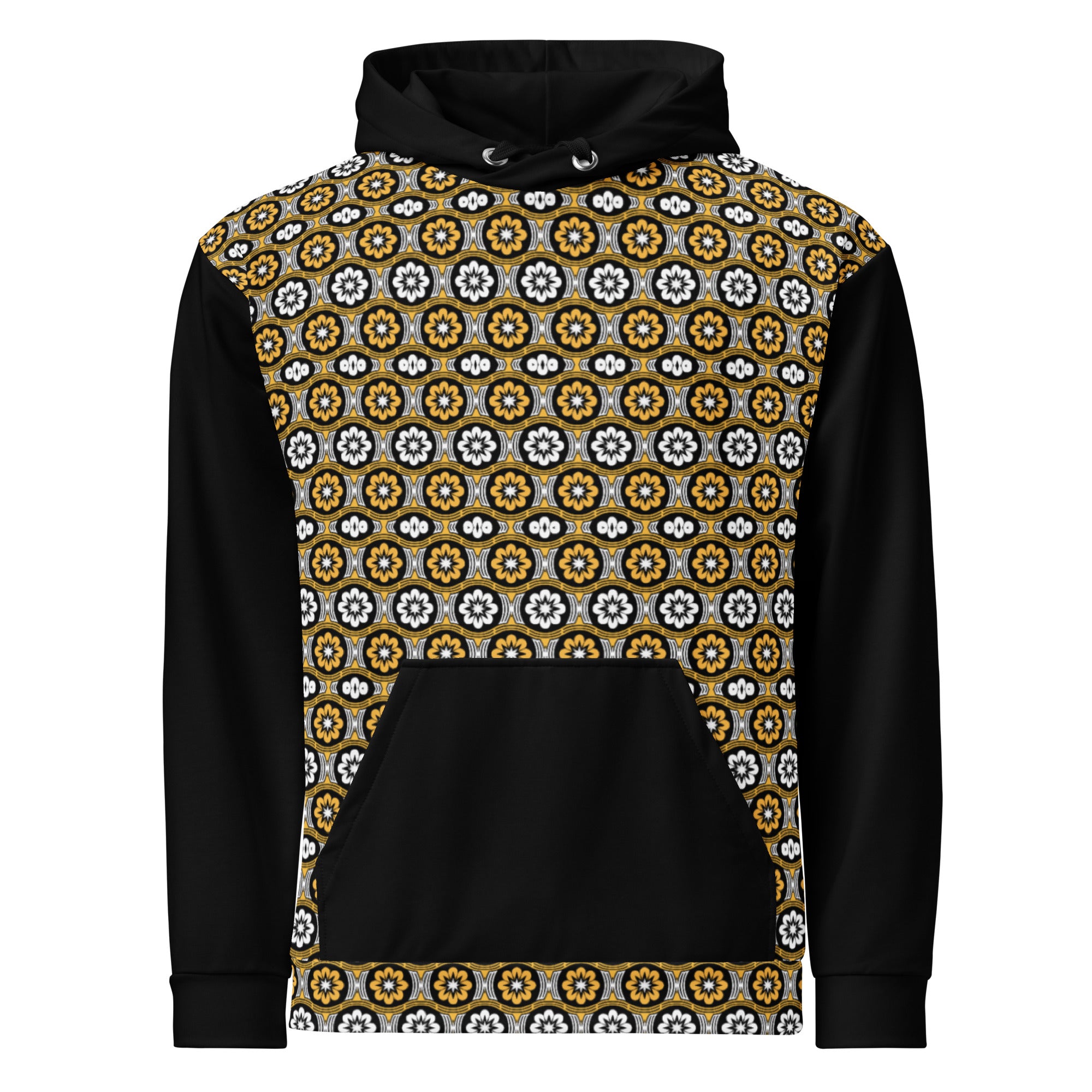 Yellow flower pattern Unisex Hoodie