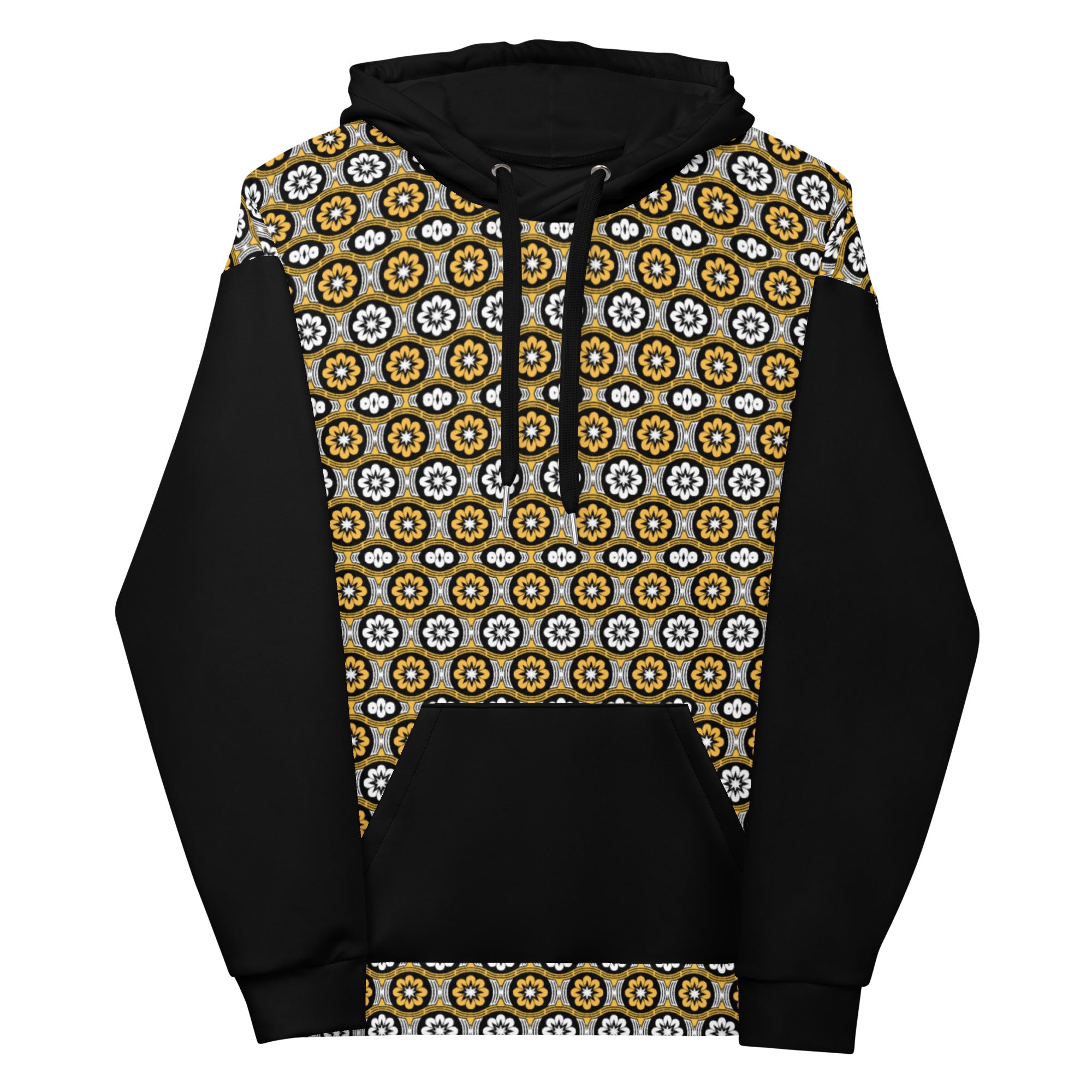 Yellow flower pattern Unisex Hoodie