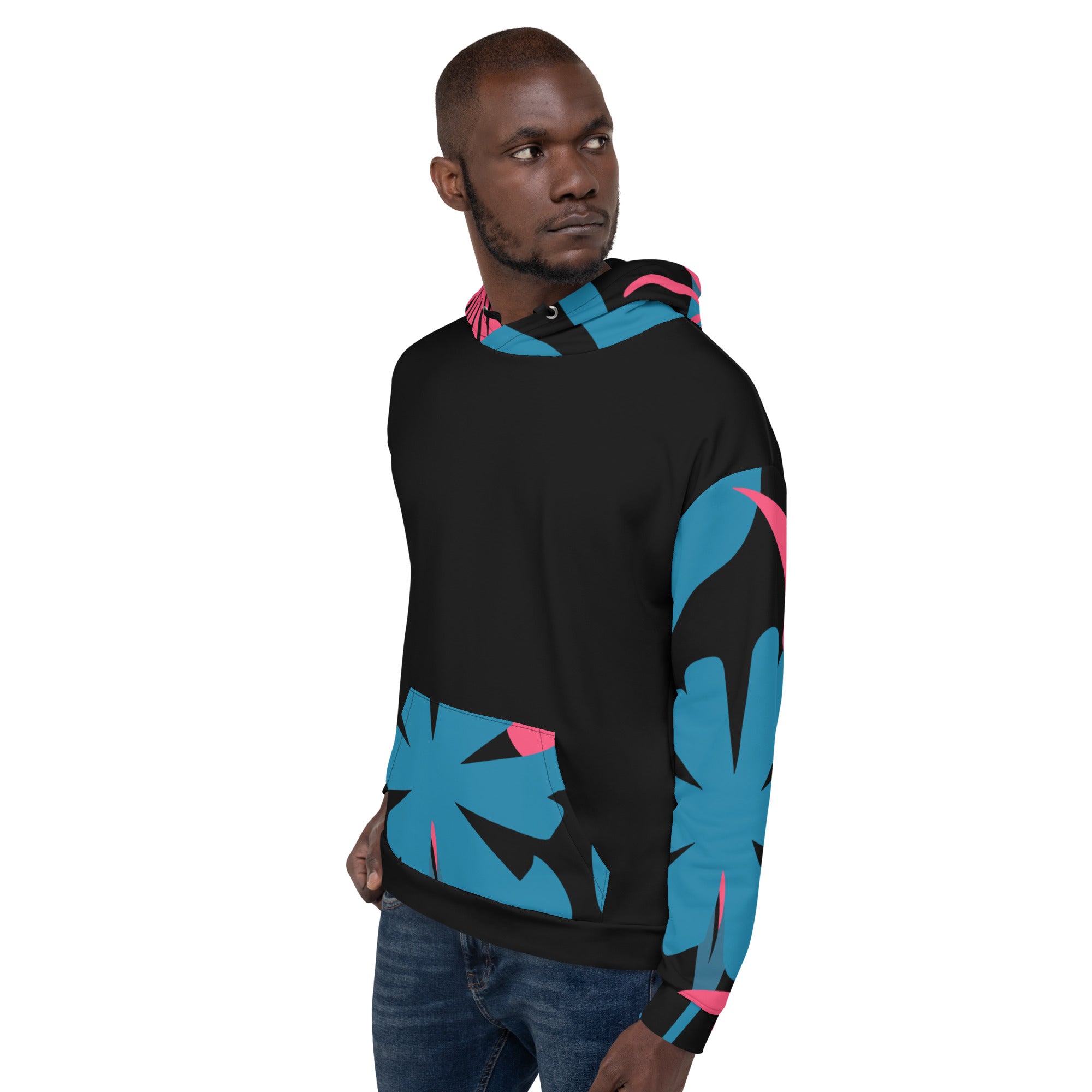 Unisex Hoodie Colorful Flower