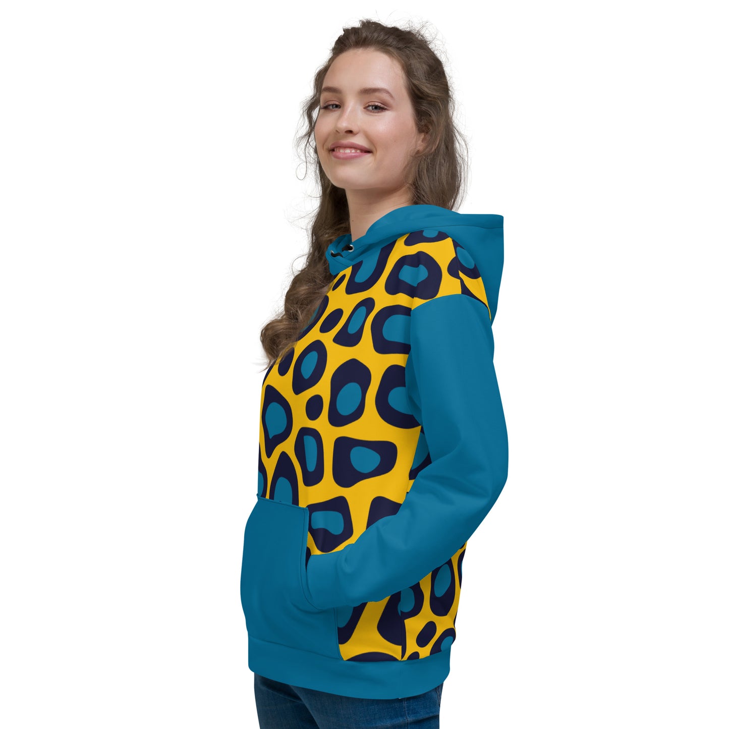 Yellow Leopard Unisex Hoodie