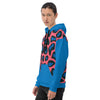 Blue & Black Leopard Unisex Hoodie