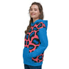 Blue & Black Leopard Unisex Hoodie